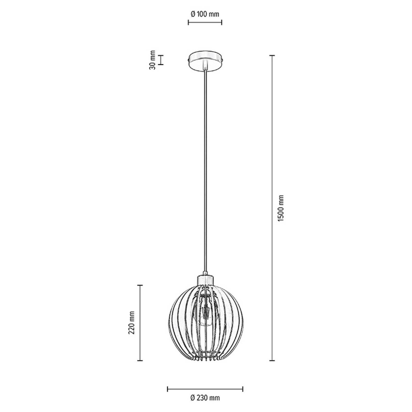 Envolight Clay hanglamp berkenmultiplex Ø 23 cm