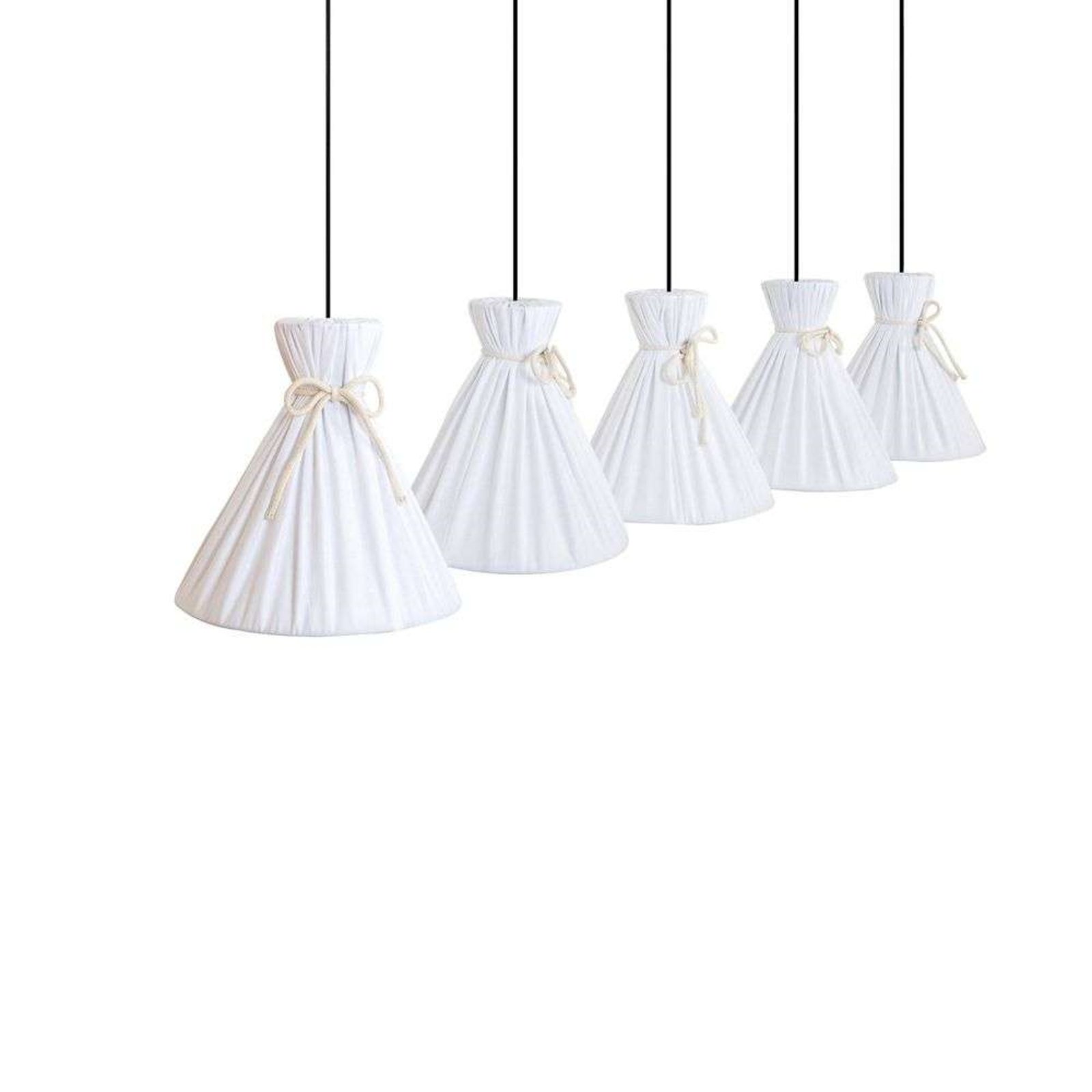 Lola 5 Pendant White/Beige/Black - Envostar