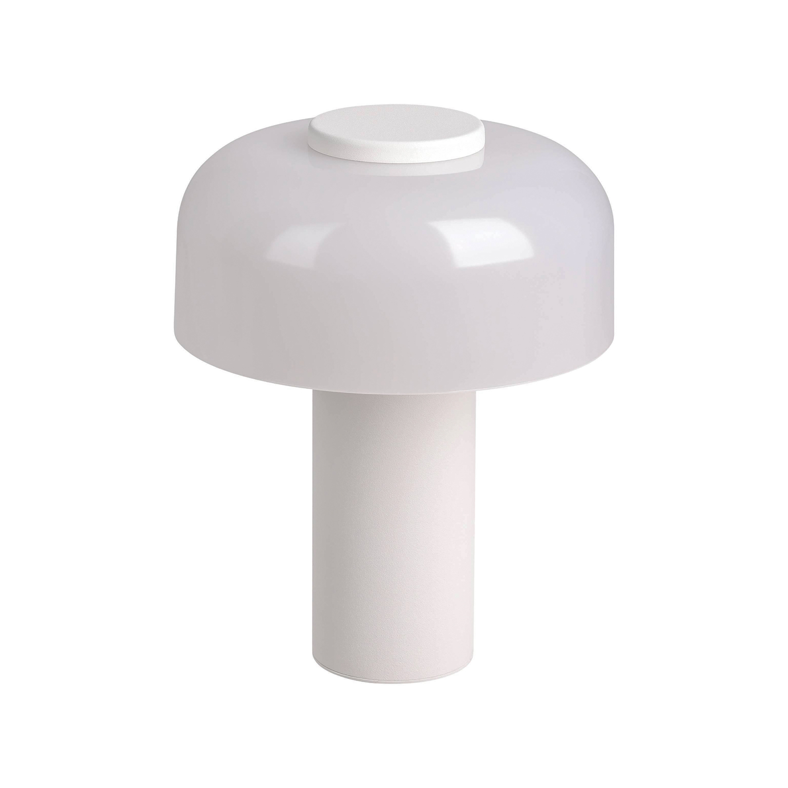 Lampe de table LED à accu Ponente, Ø 16 cm, blanc, CCT, intensité variable