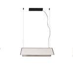 Lampa wisząca LED Ludovico Surface, 60 cm, biała