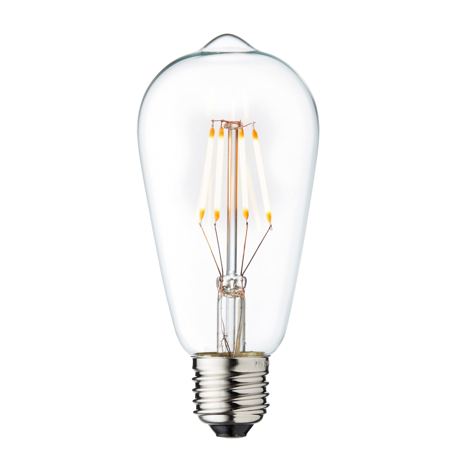 Vintage E27 LED 3,5W 2.200K, klar, dimmbar - Design By Us