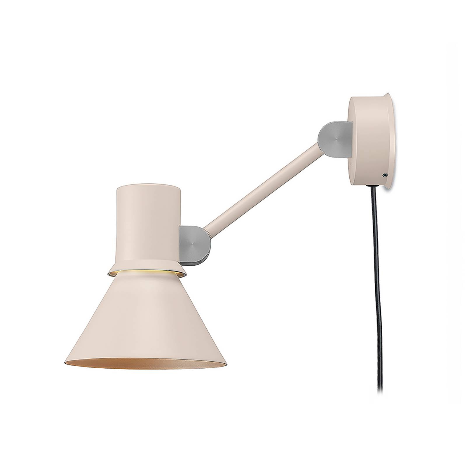 Kinkiet Anglepoise typu 80 W2, beżowy, Ø 15 cm, wtyczka