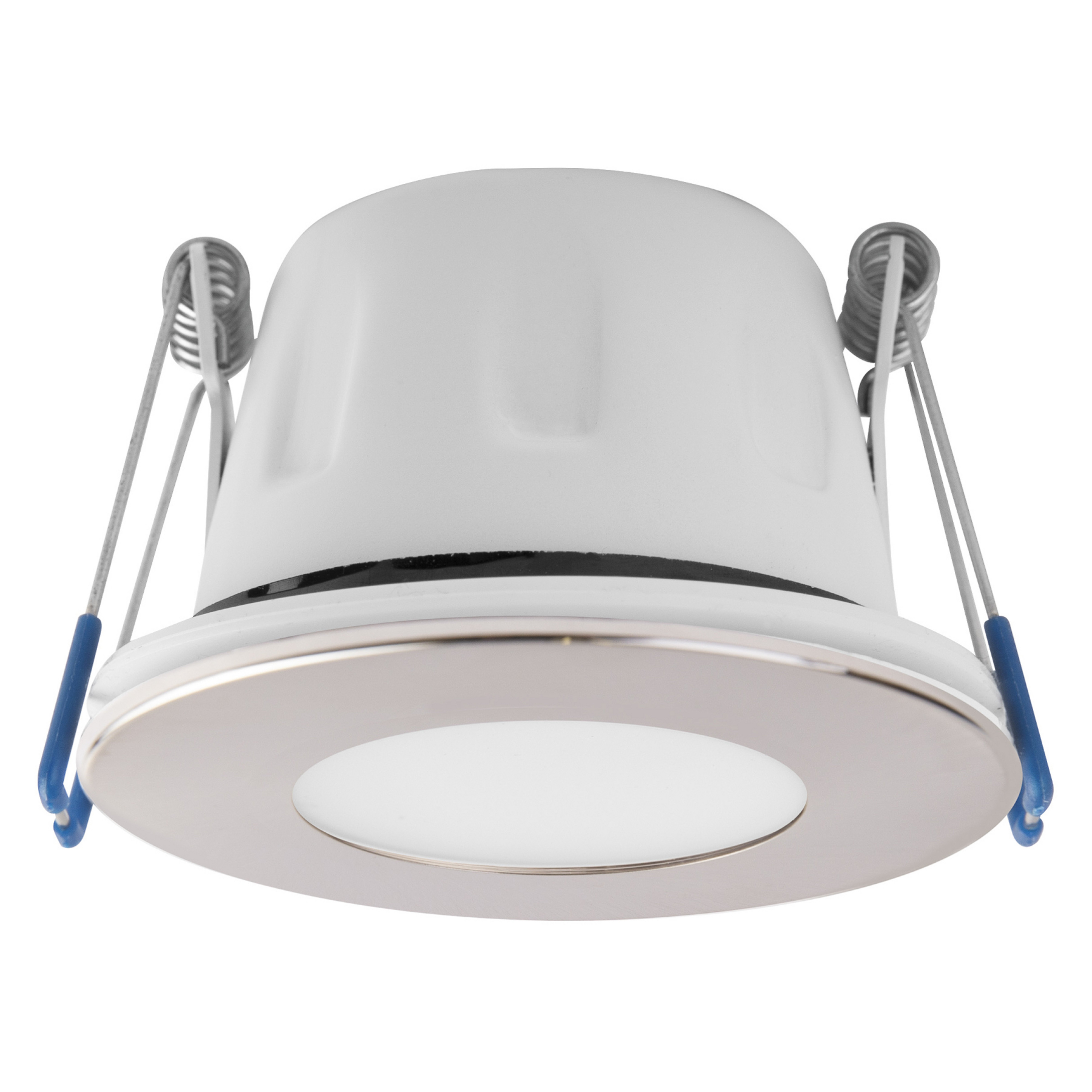 spot encastré LED MEGAMAN Tego Slim, 4 000 K, nickel, IP65