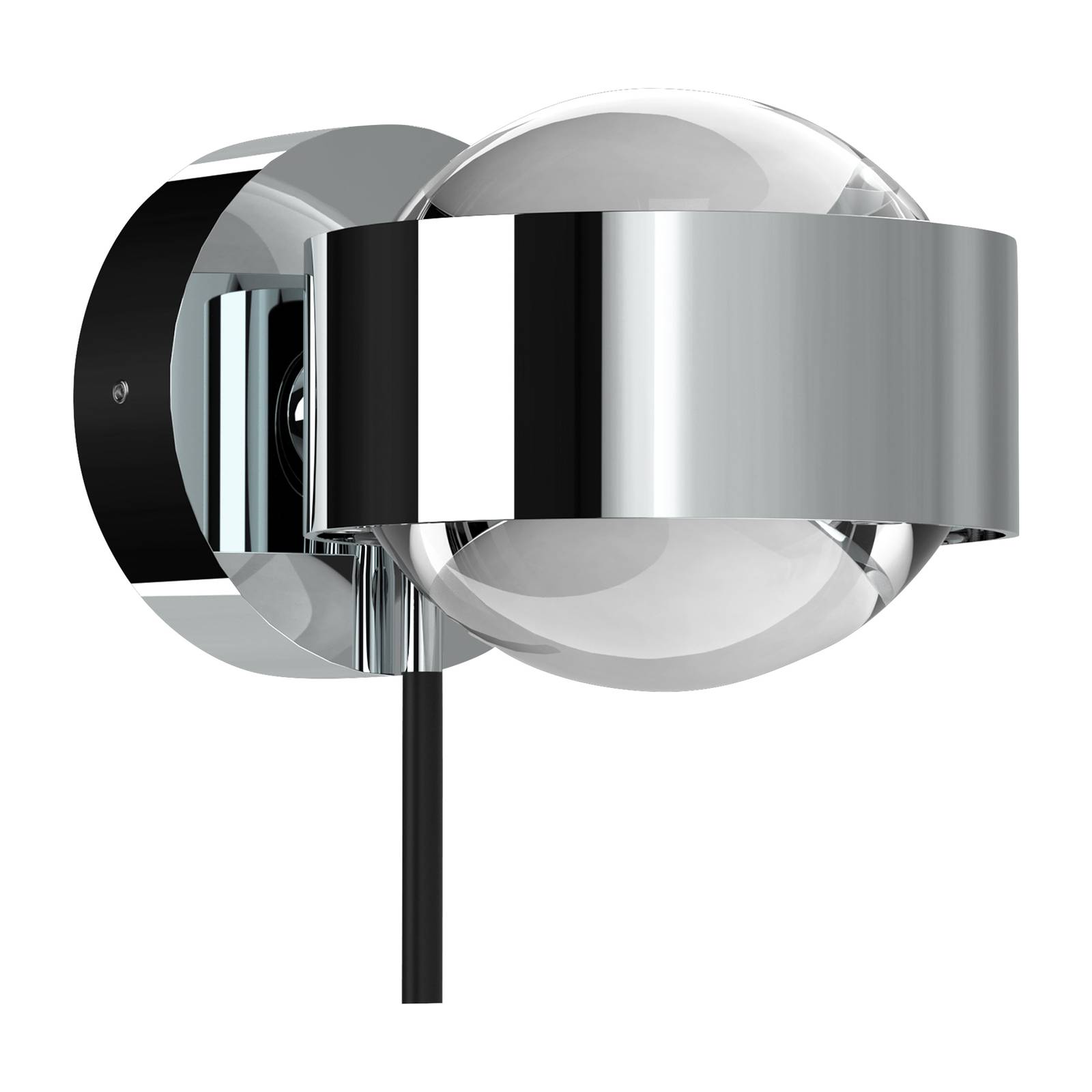 Top Light Wall Light - Living / Dining Room - dimmable - Design - Silver