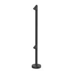 FLOS Walkstick 2 Luz de trajeto dupla 2.700K preto