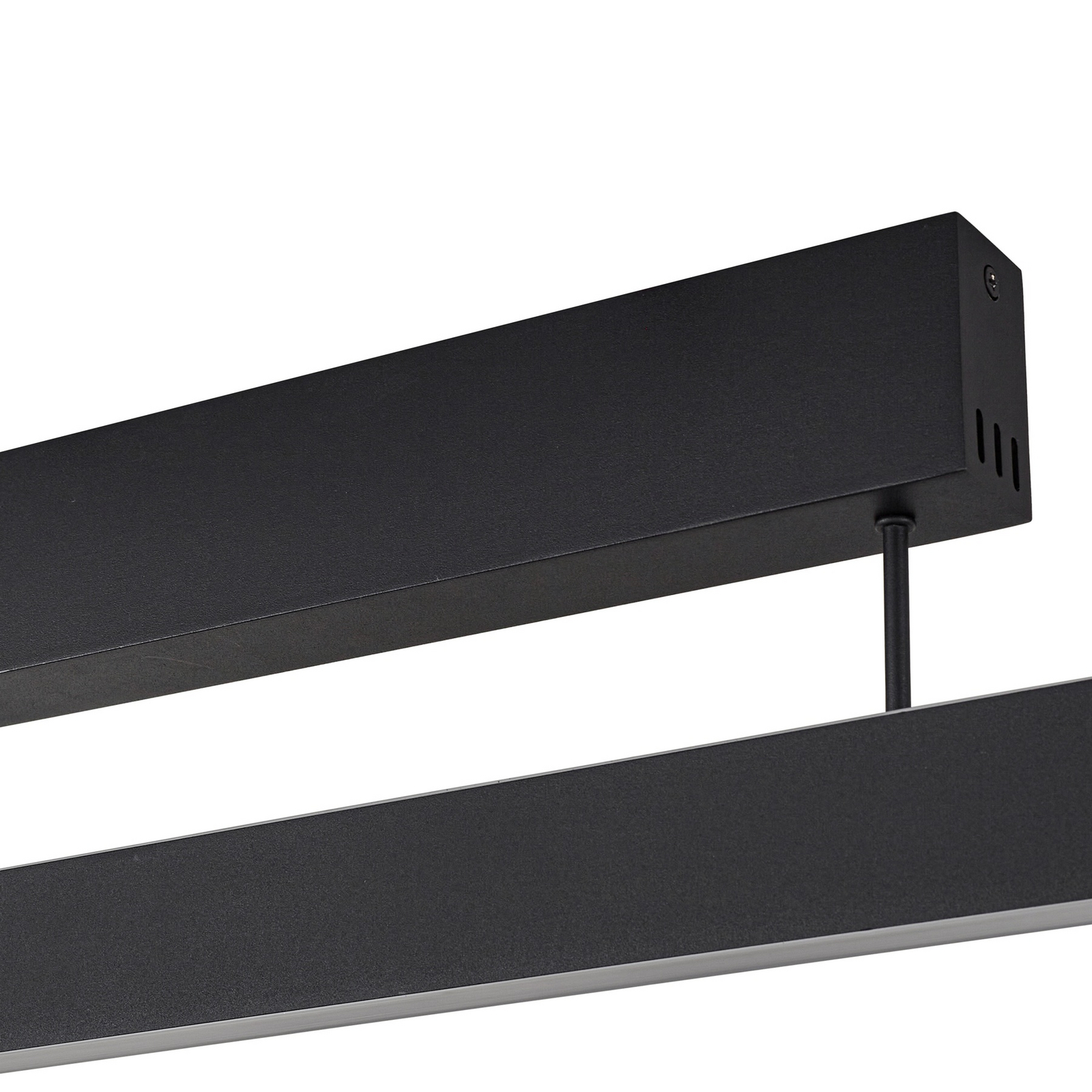 Lucande Candeeiro de teto LED inteligente Mylosh, preto, CCT, Tuya