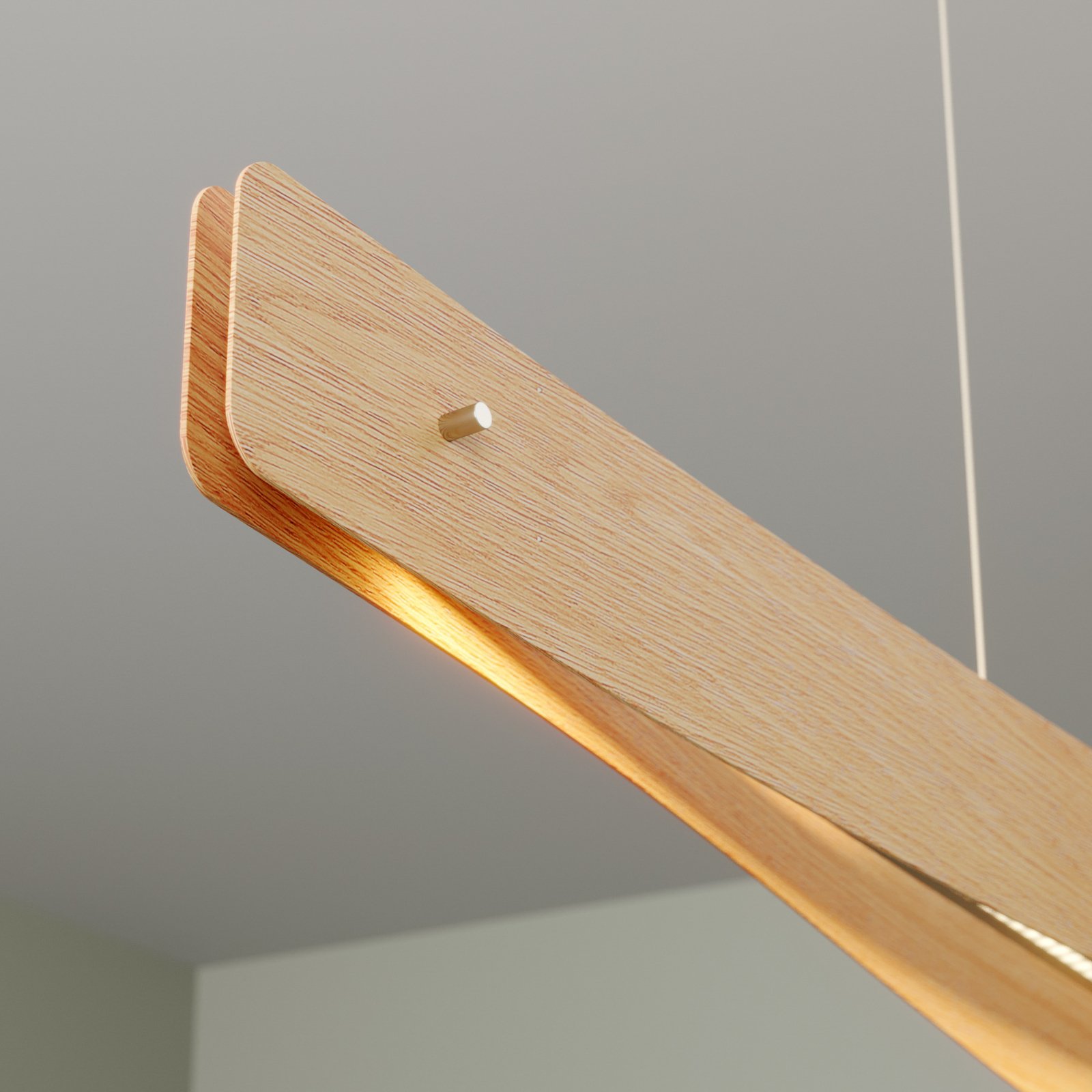Lian Függőlámpa L119 Oak/Nickel - Lucande