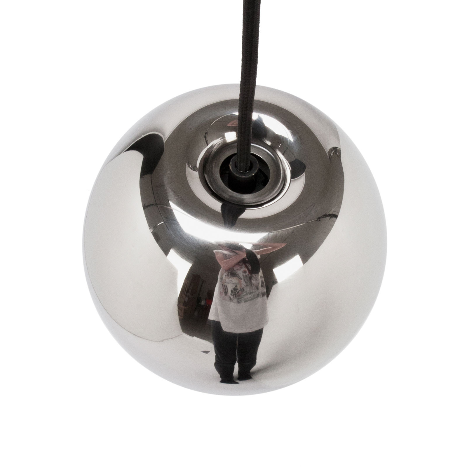 Tom Dixon Void Mini lampă pendul LED Ø15cm crom - Camera de zi / sufragerie - design - Metal