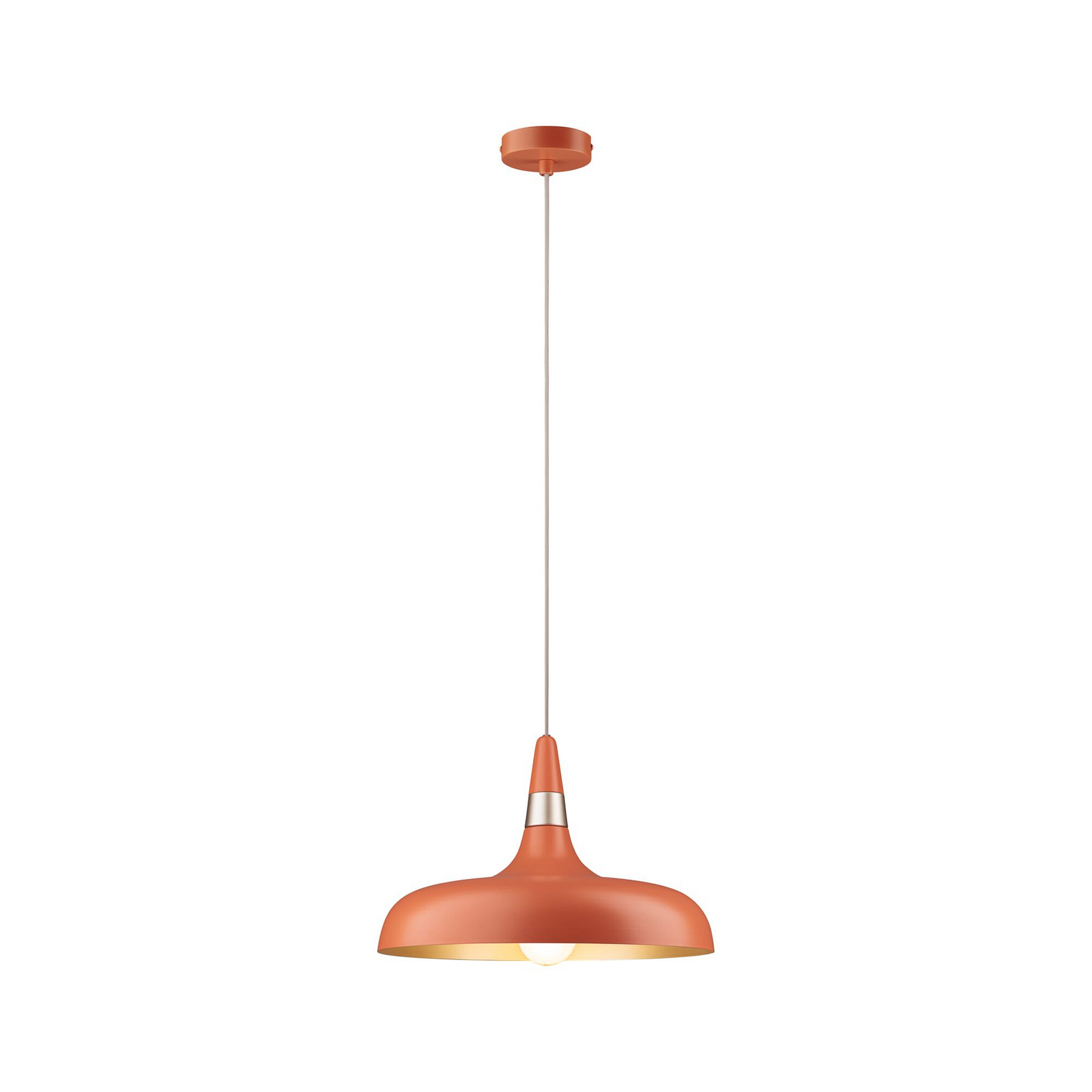 Paulmann piekaramais gaismeklis „Juna STYLE“, persiku krāsā, Ø 34 cm, metāls Paulmann piekaramais gaismeklis „Juna STYLE“, persiku krāsā, Ø 34 cm, metāls