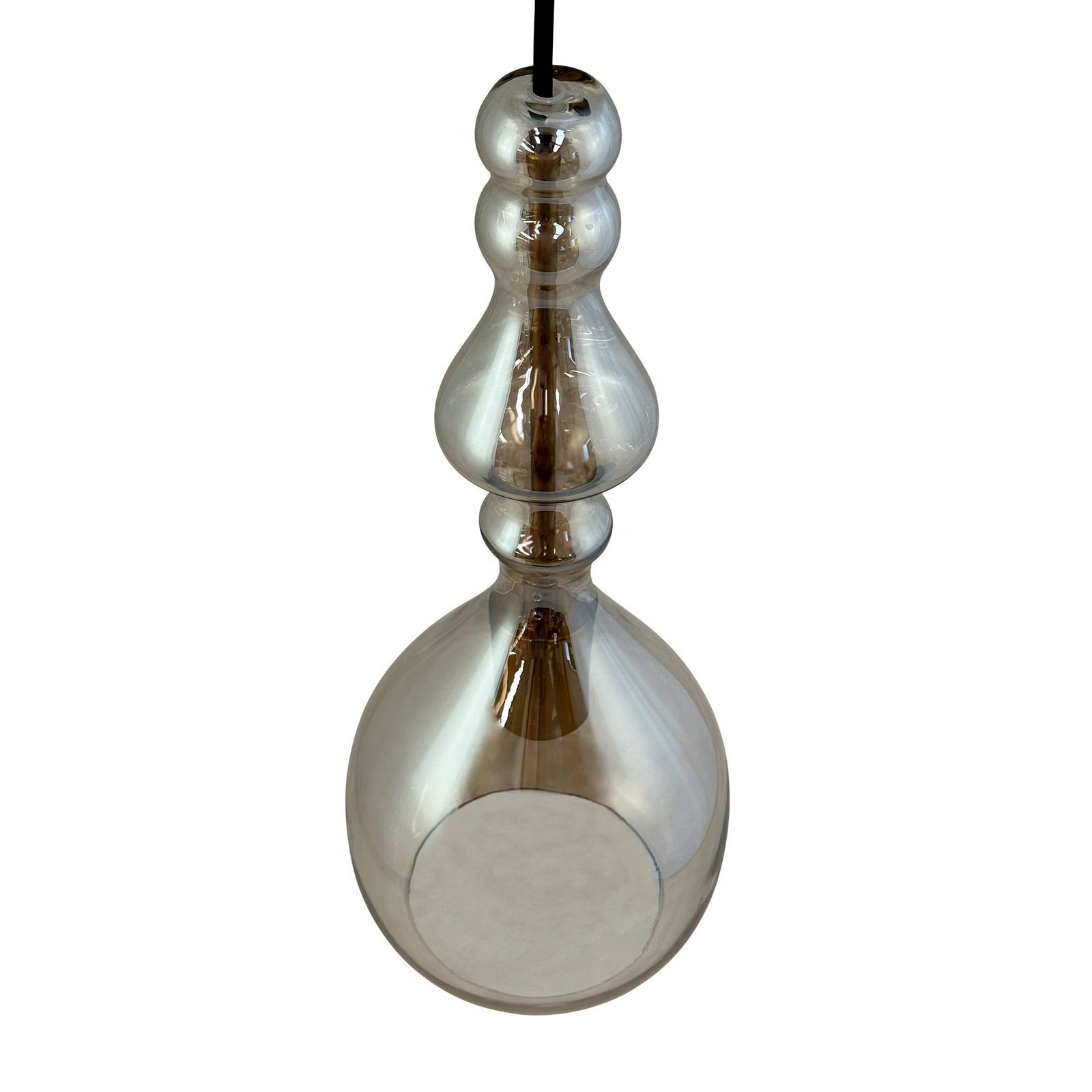Dyberg Larsen Lea hanglamp van glas, amber