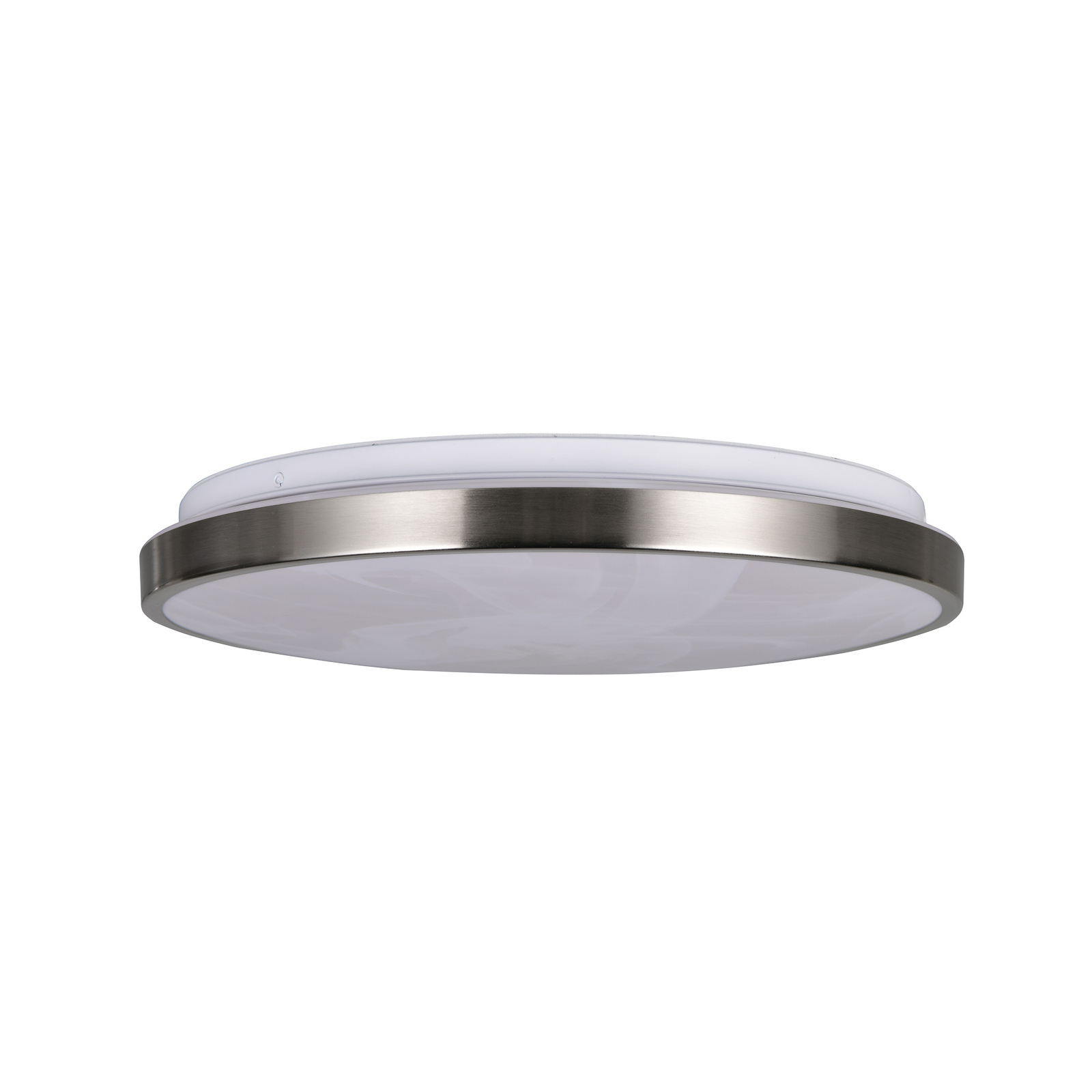 LED griestu lampa „Fena“, matēts niķelis, Ø 38 cm, metāls, IP44 LED griestu lampa „Fena“, matēts niķelis, Ø 38 cm, metāls, IP44