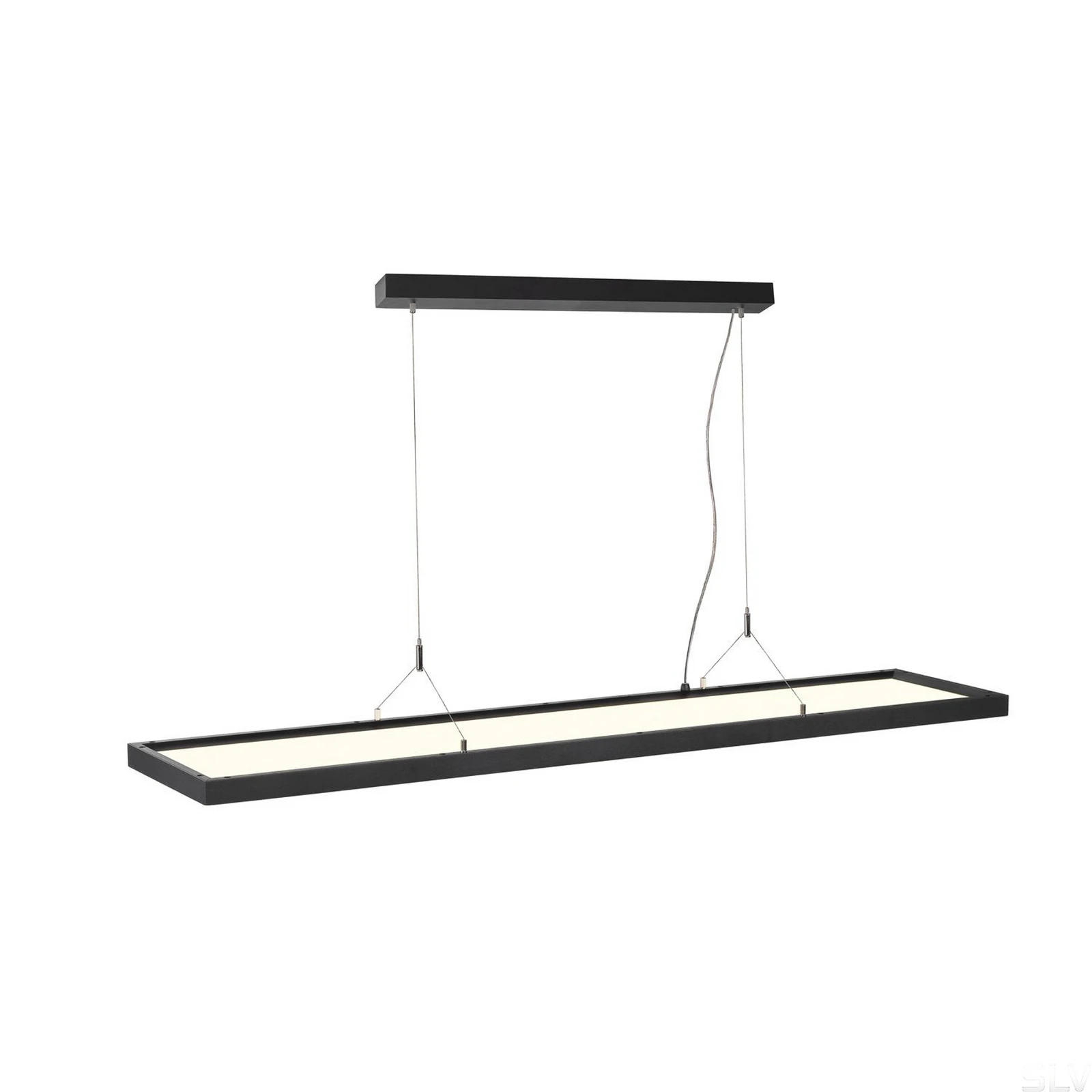 SLV Worklight LED-kontorshänglampa, svart