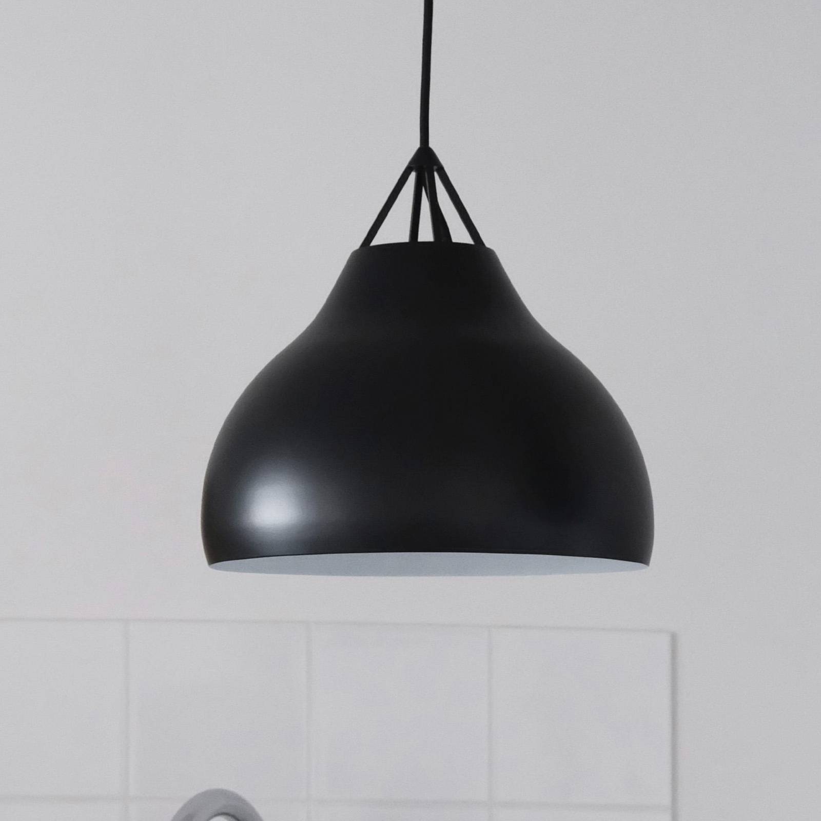 Lampa wisząca Dyberg Larsen Pyra Ø 23 cm czarny metal