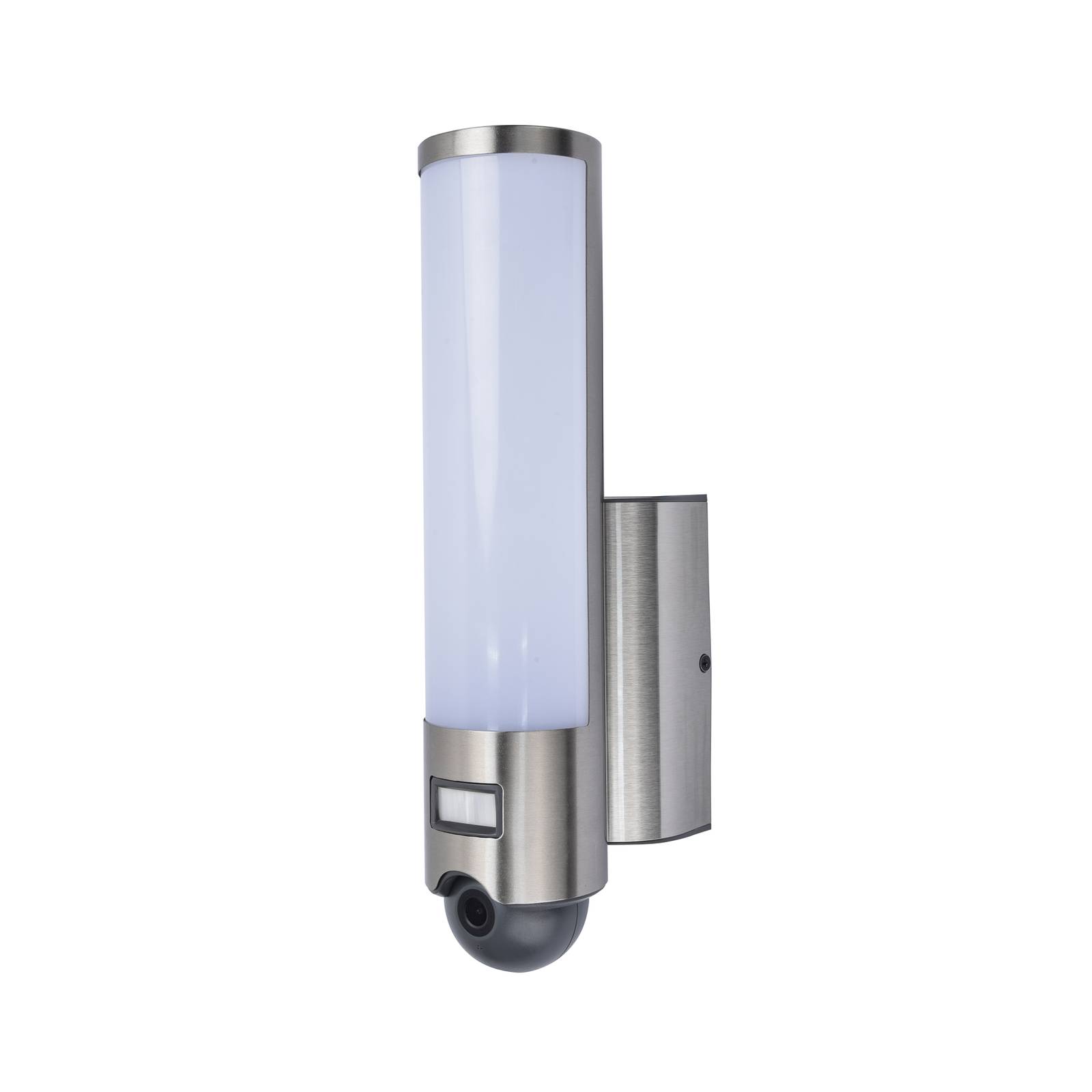 LUTEC connect Utendørs LED-vegglampe Elara grå kamera