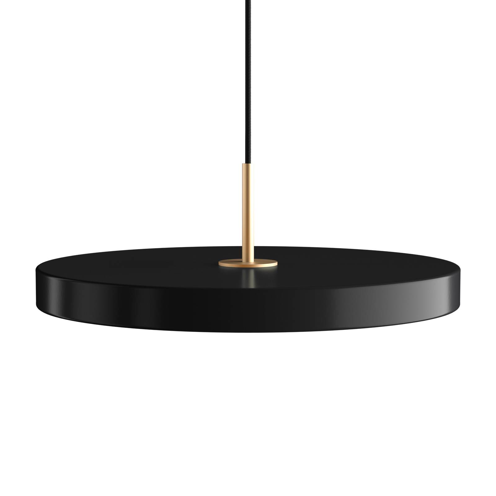 UMAGE Asteria medium függő lámpa sárgaréz fekete