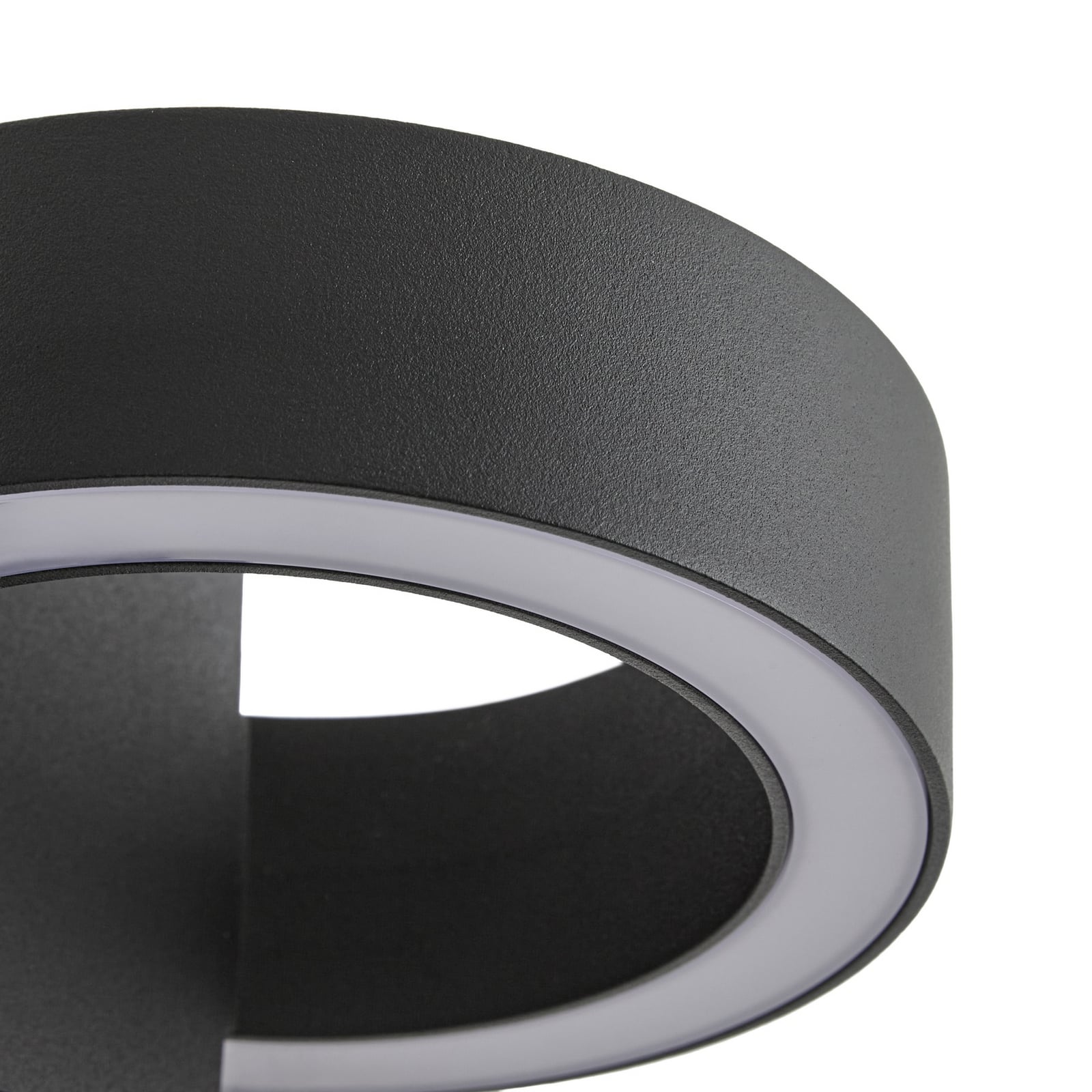 Applique d'extérieur LED, détecteur de mouvement, noir, CCT, métal, IP65 - Applique d'extérieur LED, détecteur de mouvement, noir, CCT, métal, IP65 -