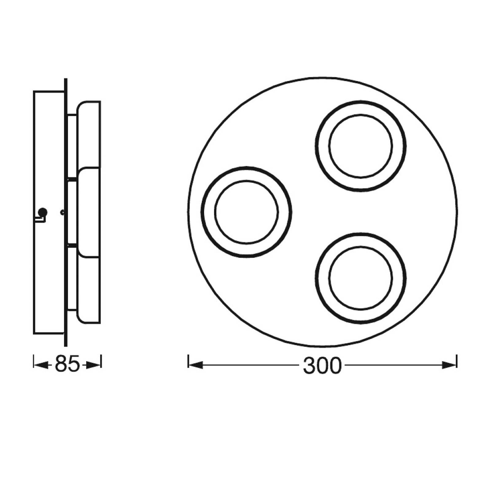 LEDVANCE SMART+ WiFi Orbis Wall Round, Ø 30 cm