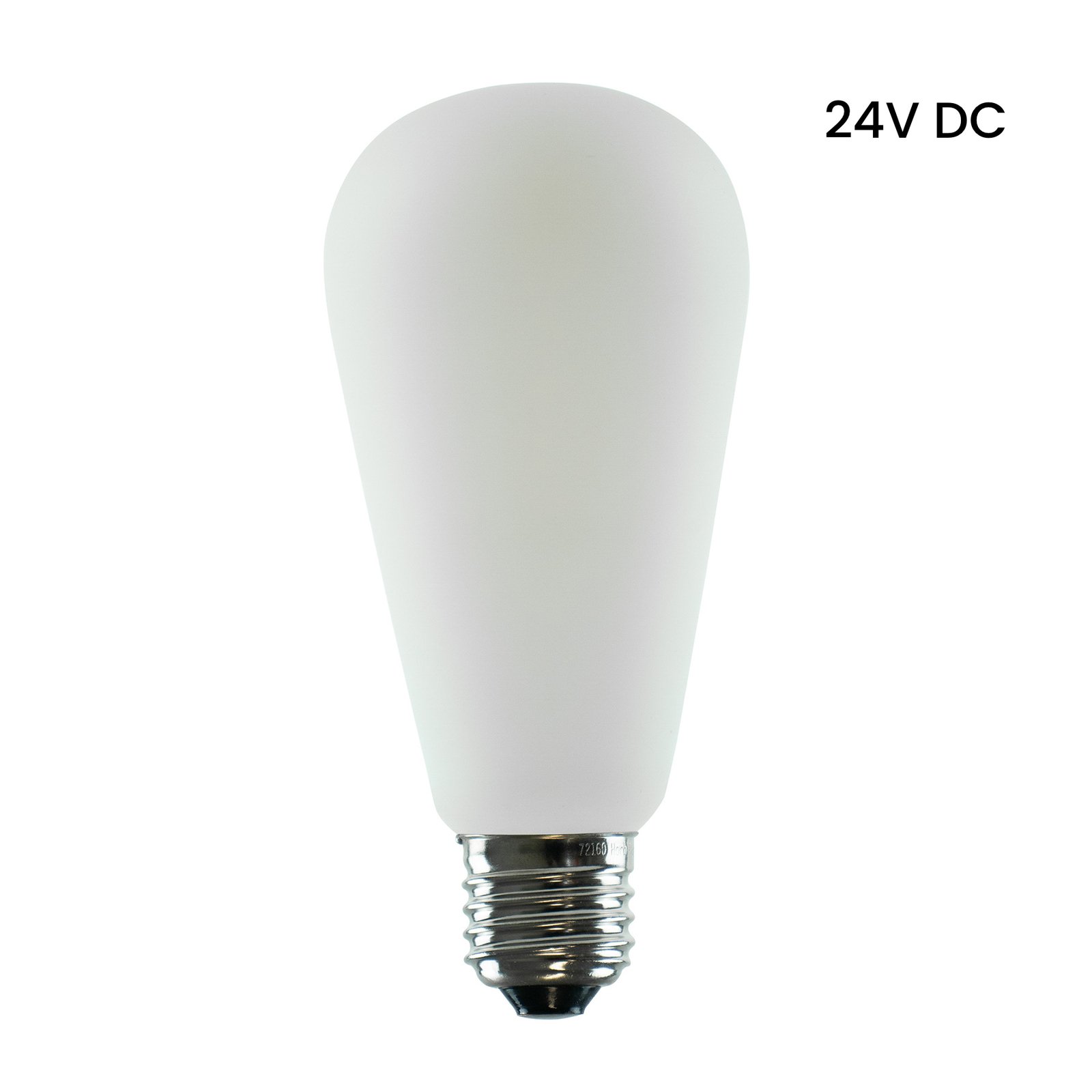 SEGULA LED-Lampe 24V DC E27 6W 927 Rustika opal dimm