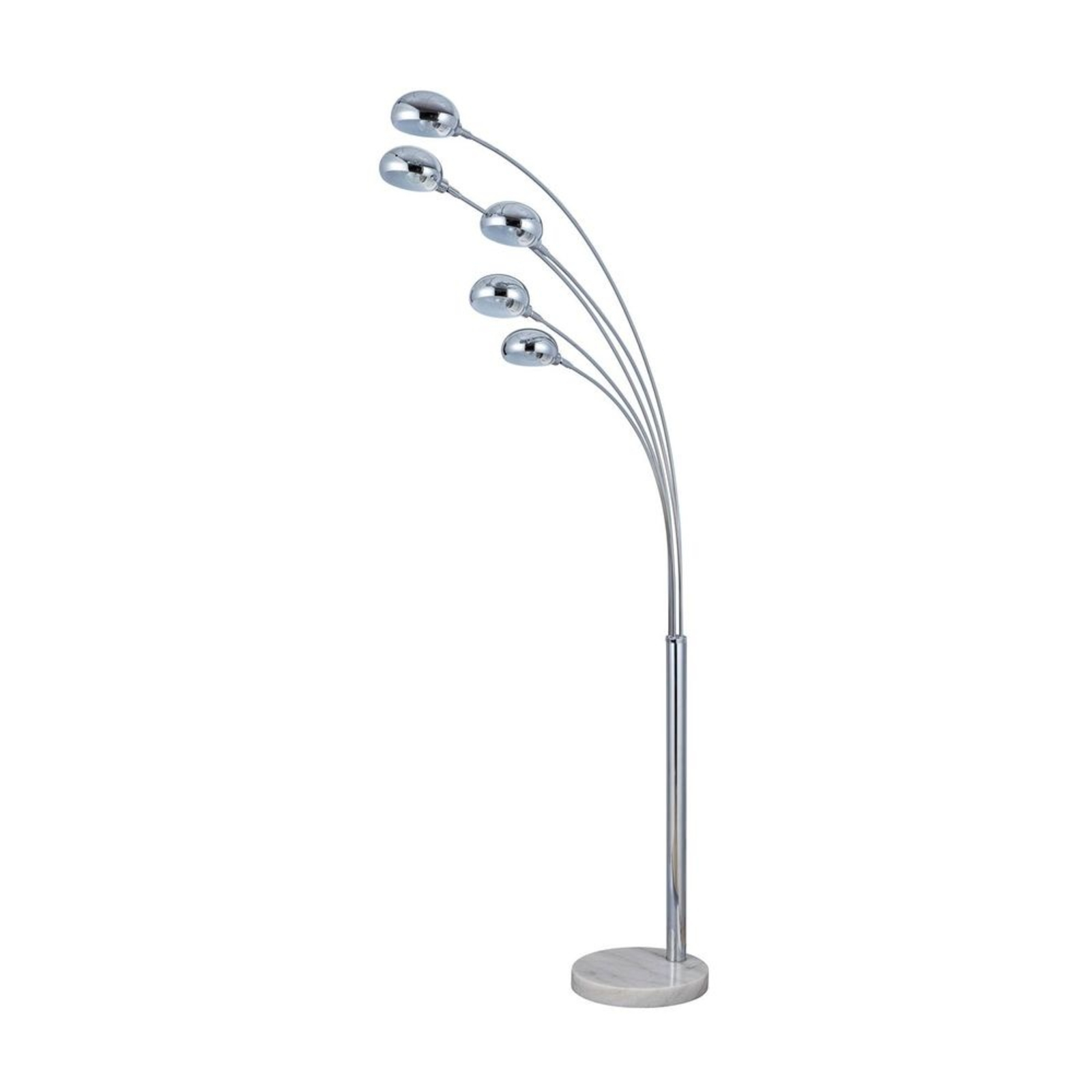 Sarinio Lámpara de Pie Chrome/Marble - Lindby