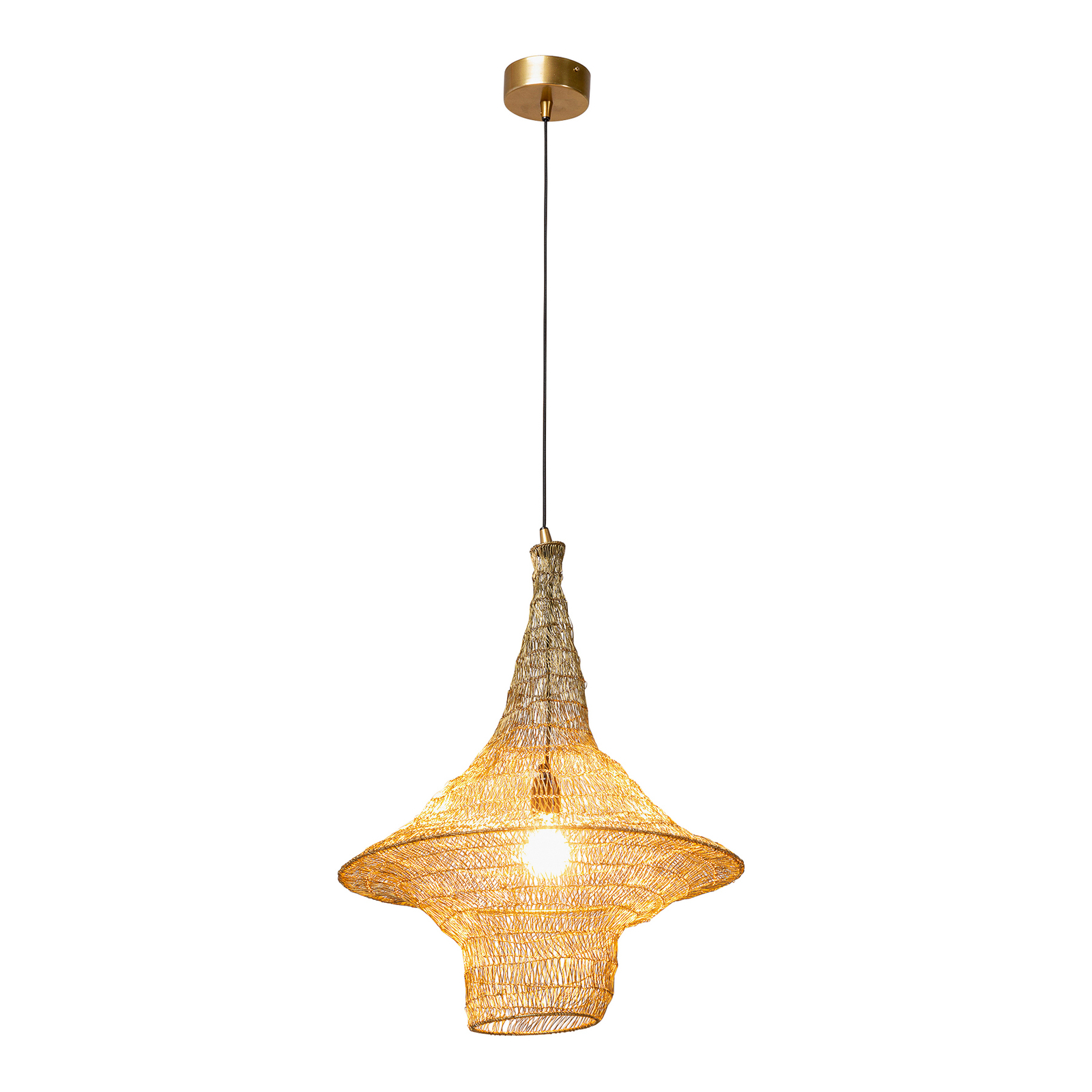 KARE Cocoon hanglamp goud, Ø 51 cm