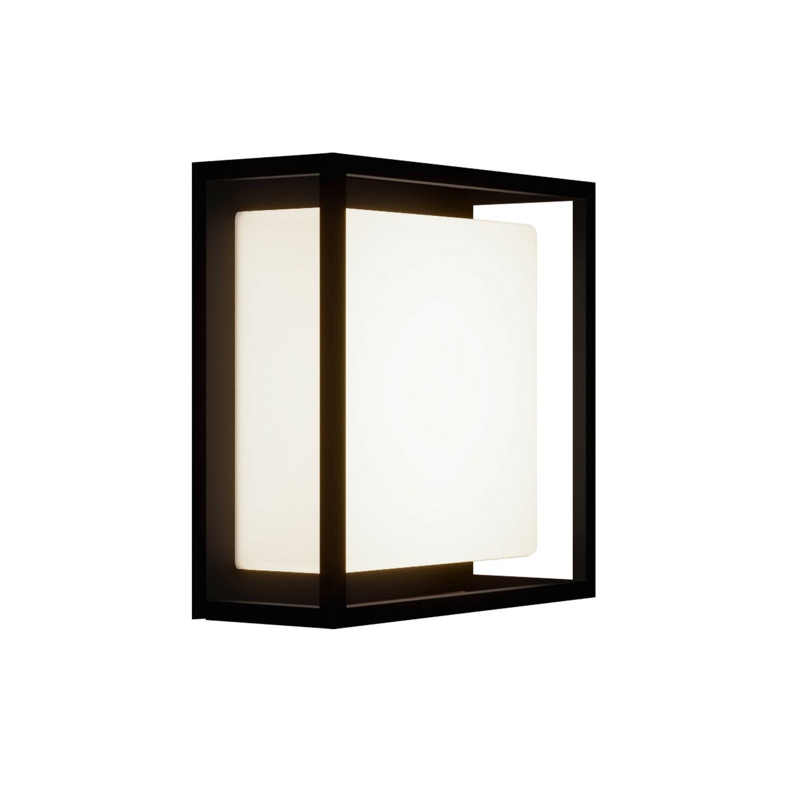 Lucande LED-Außenwandleuchte Ilirian, anthrazit, Alu, 25 cm