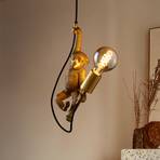 Extravaganza Chimp hanglamp, goud mat/zwart