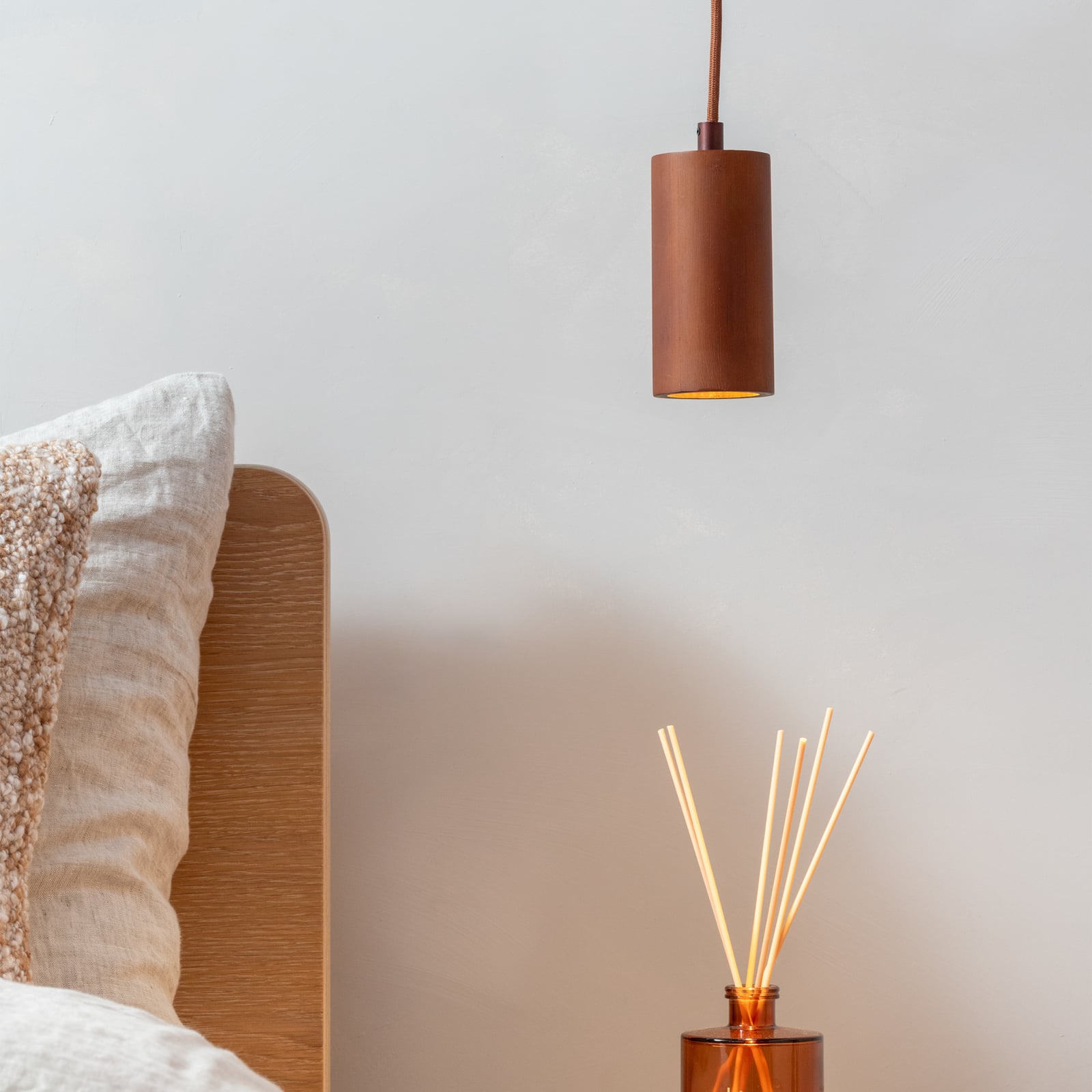 GOOD & MOJO Hängeleuchte Java, braun, Bambus, GU10