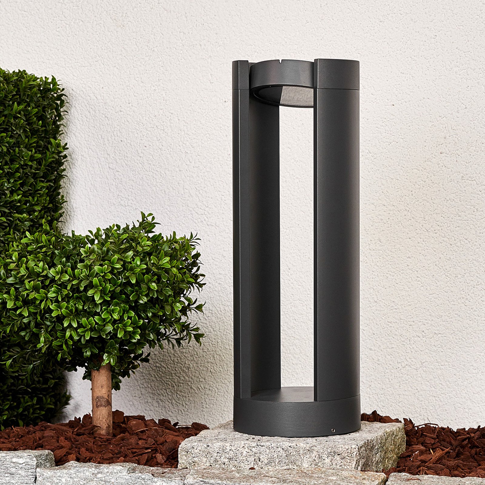 Dylen Short LED Candeeiro de Jardim Exterior IP65 Graphite - Lucande