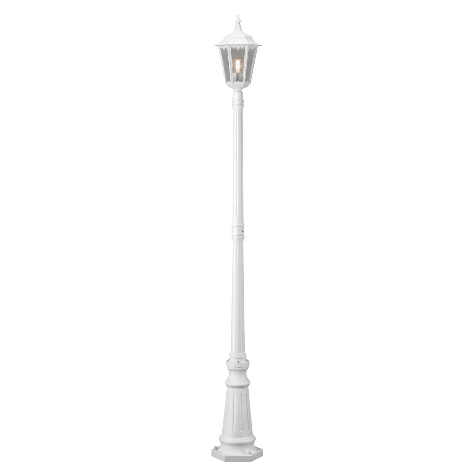 Lampe pour mât Firenze à 1 lampe, blanche