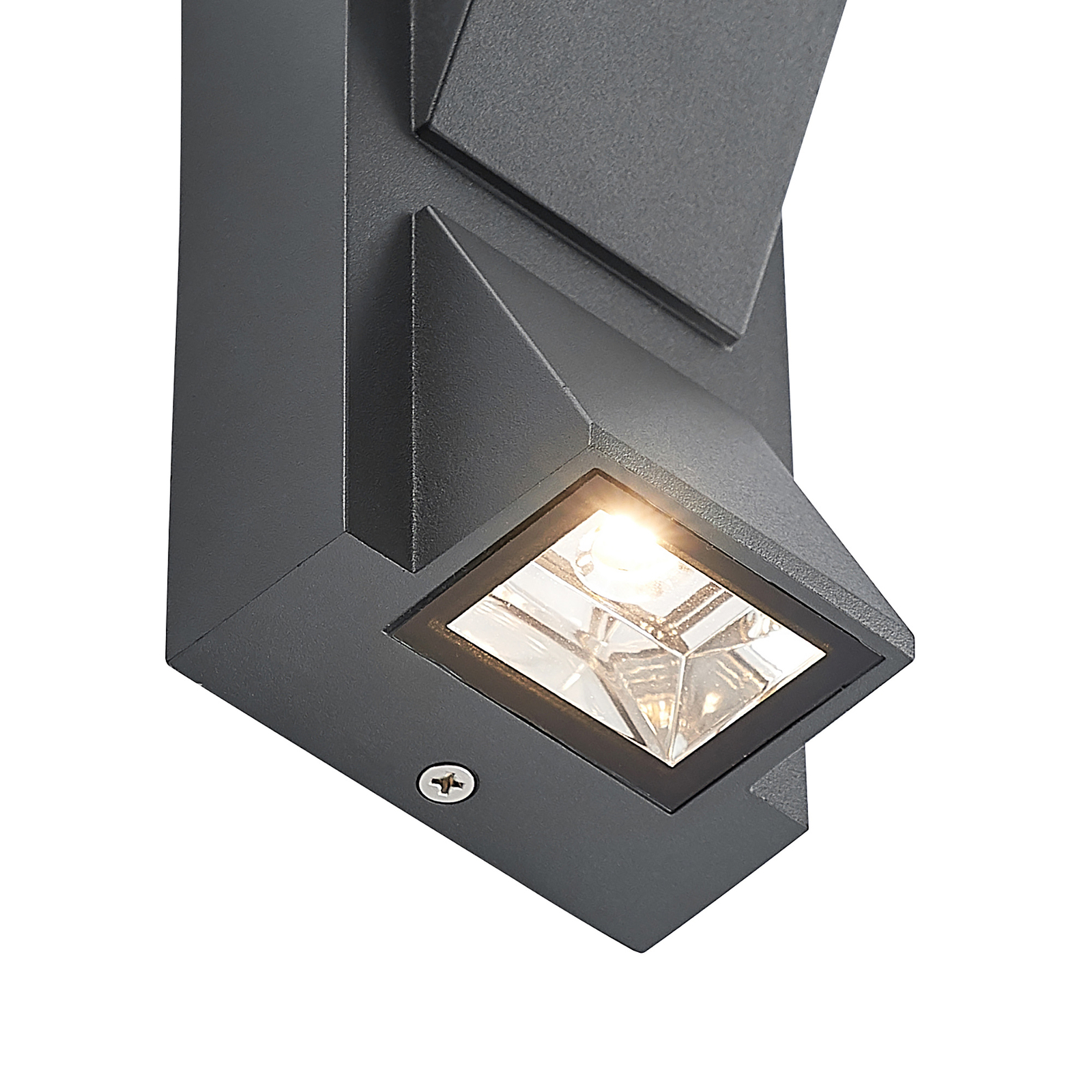ELC Taloma LED-Außenwandlampe, 2-flammig anthrazit