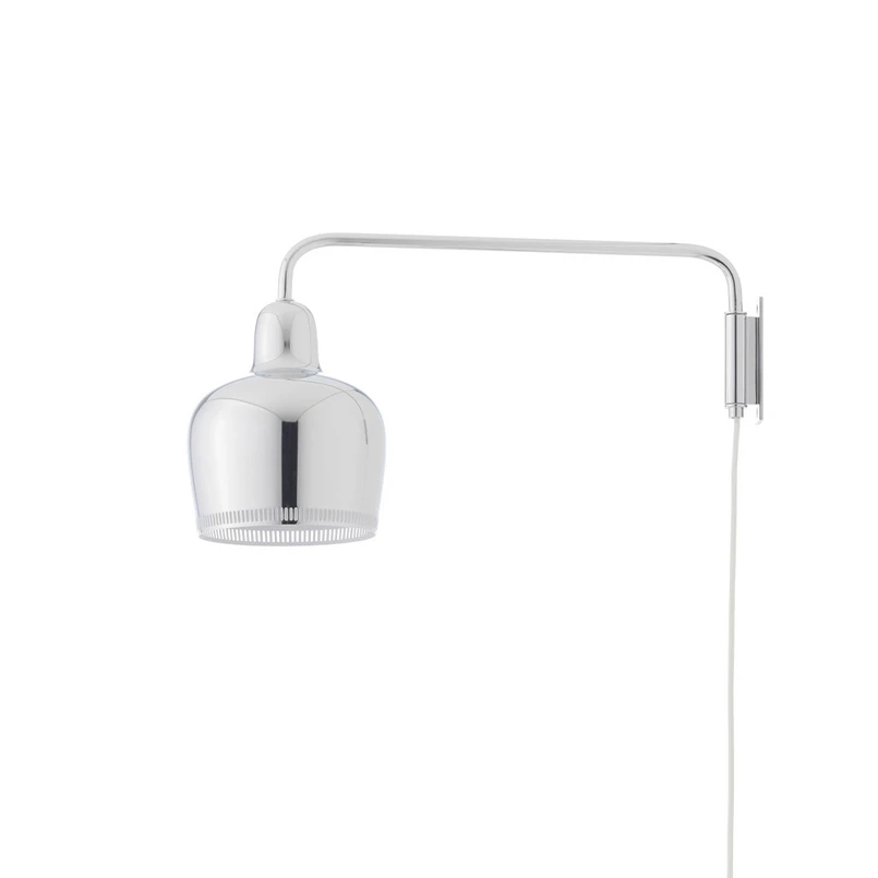 Artek - A330S Golden Bell Wandleuchte Chrome/White