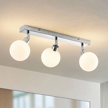 Lindby Zaniba loftlampe, krom, lang