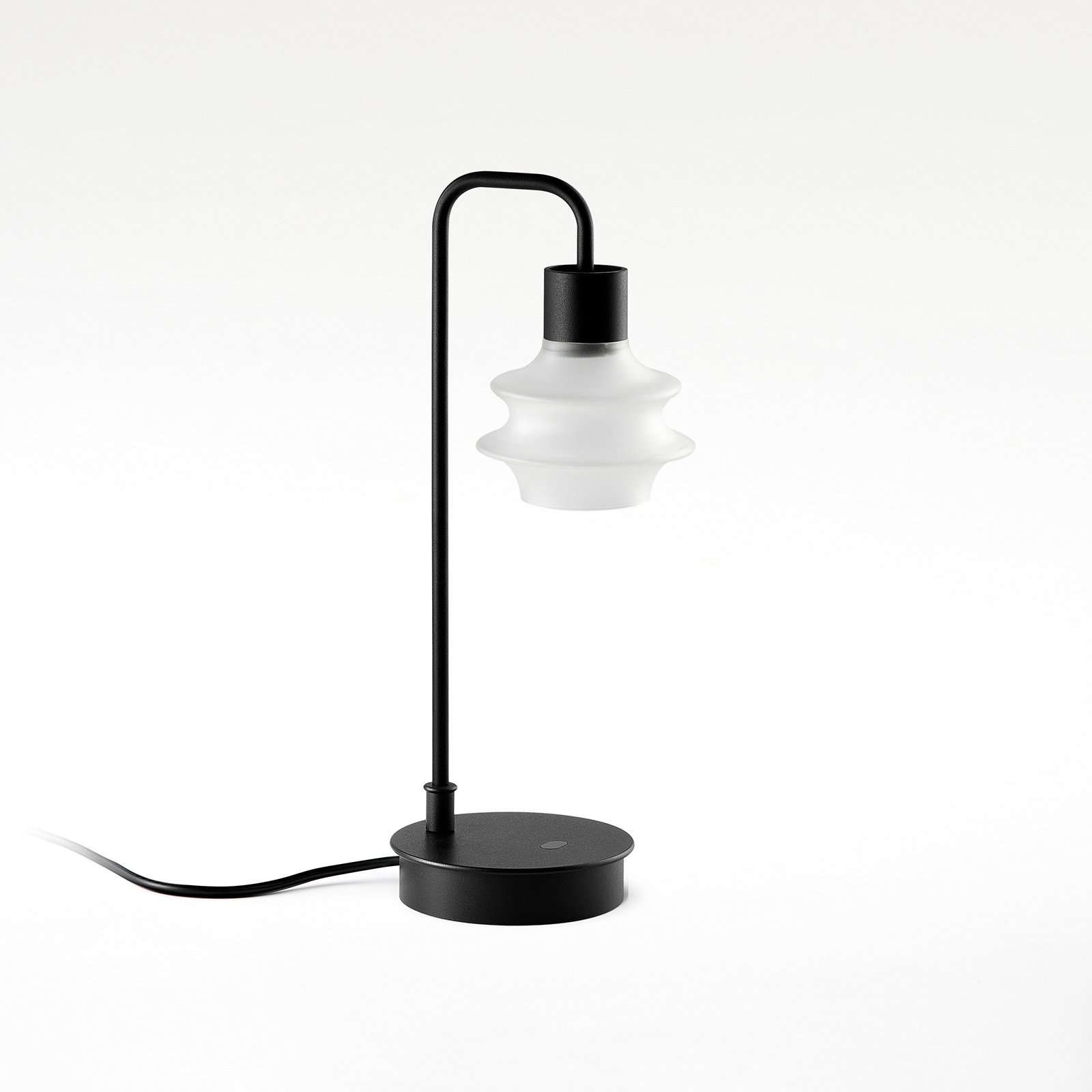 Bover Drop M/36 LED table lamp, matt white
