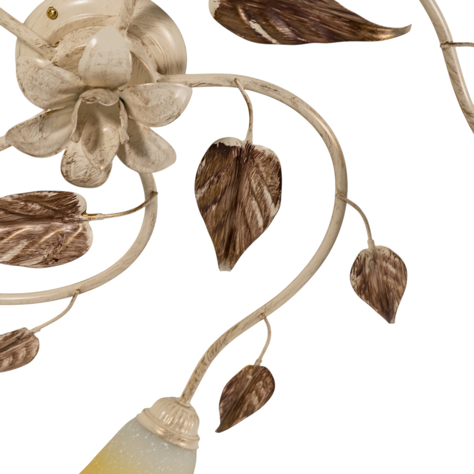 Deckenleuchte Vanda fünfflammig, elfenbein