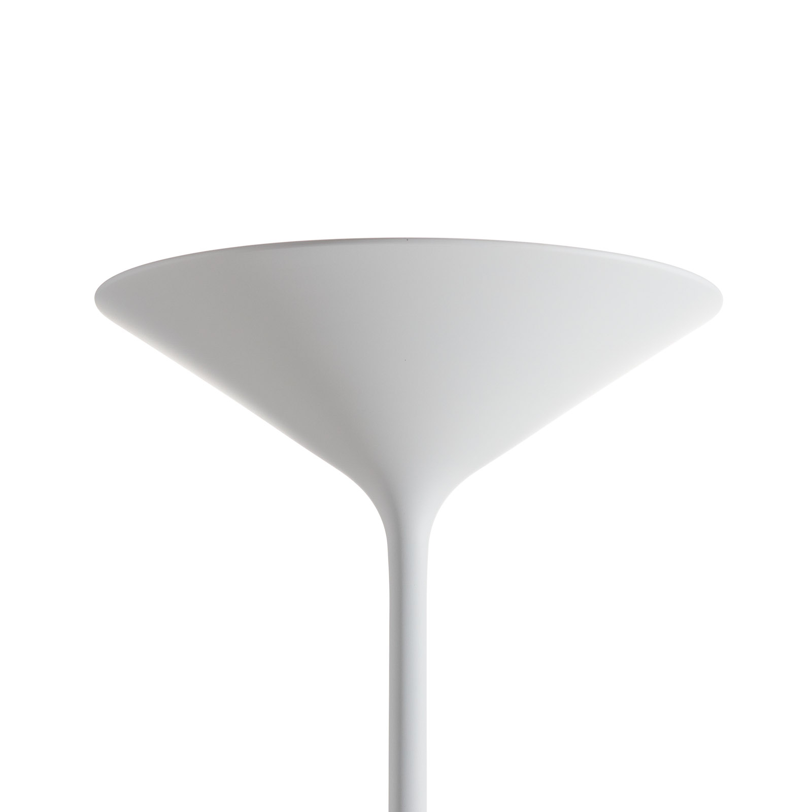 Candeeiro de pé Rotaliana Dry LED, branco mate