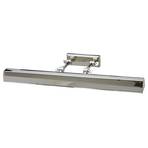 Chawton picture light, polished nickel, 65.2 cm