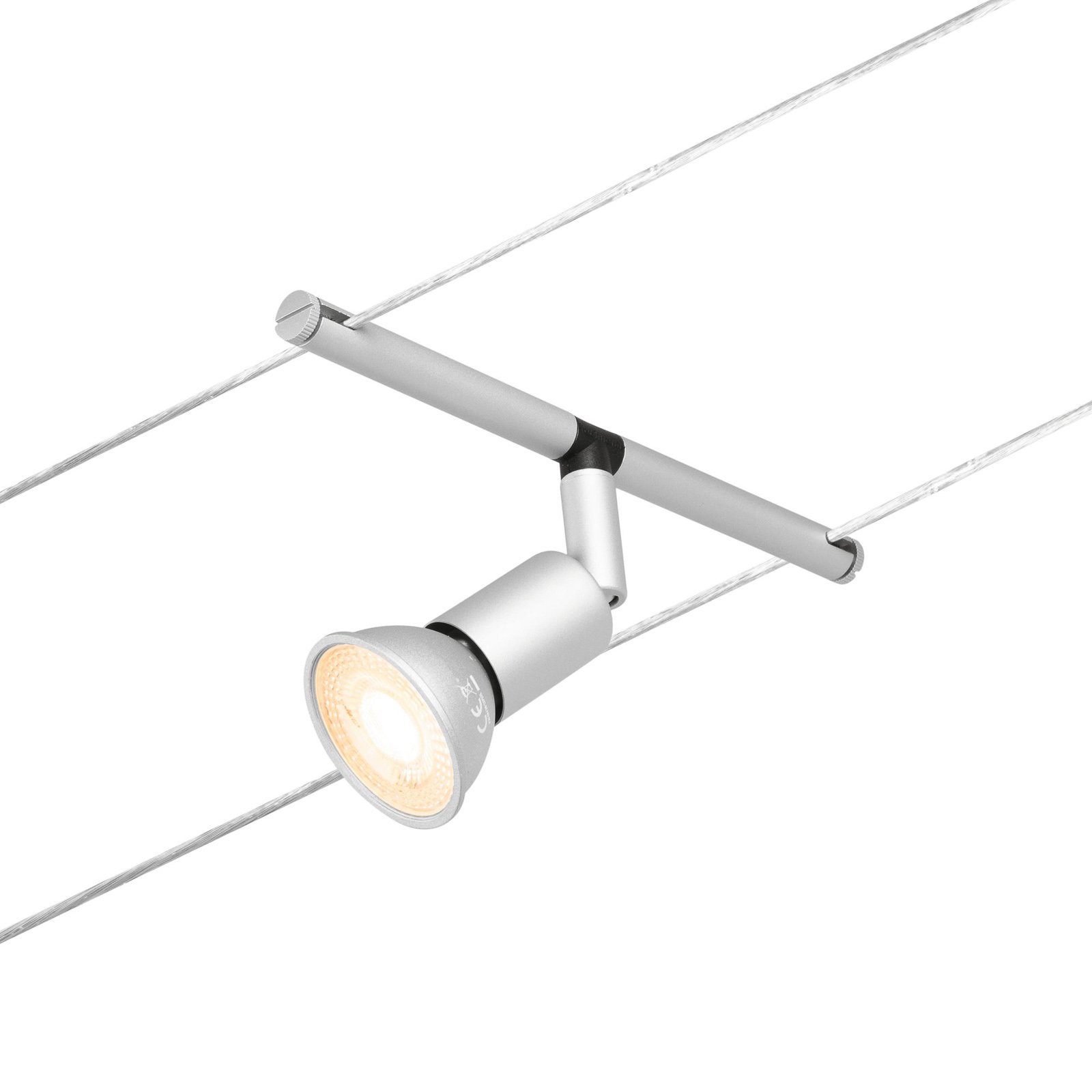 Paulmann Wire Salt cable system, 5-bulb 5 m chrome