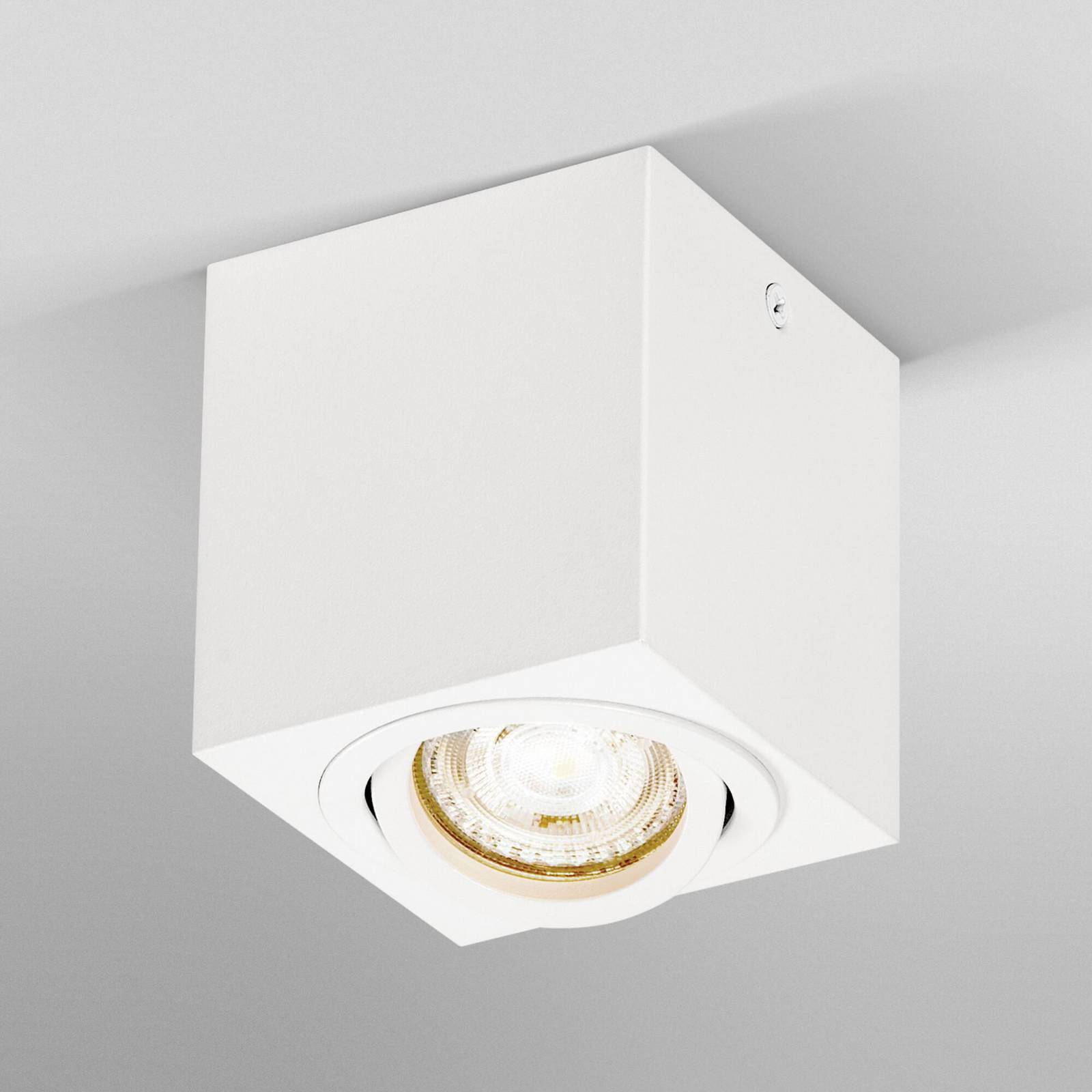 Reflektor sufitowy OSRAM SQUARE, biały, 8 x 8 cm, metal, GU10