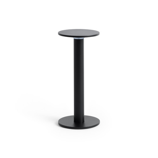 Lámpara de mesa LED recargable HOST, antracita, 22 cm, IP44 - HAY