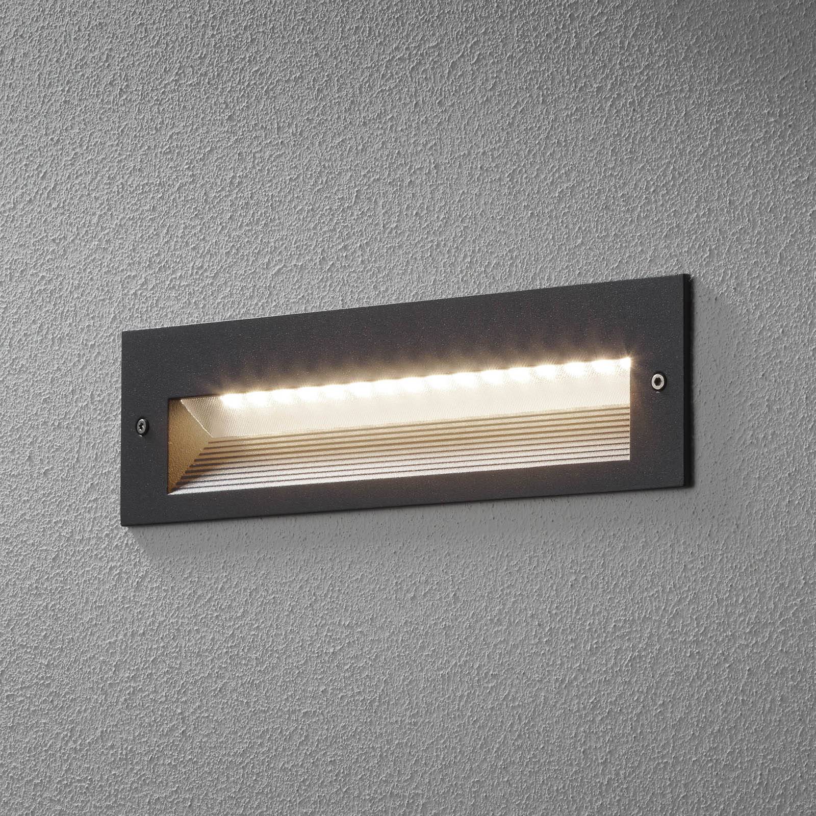 Billede af BEGA 33054 LED-væglampe 3000 K, grafit, 26 cm