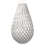 Koura Lampada a Sospensione H160 Bianco 2 Lati - David Trubridge