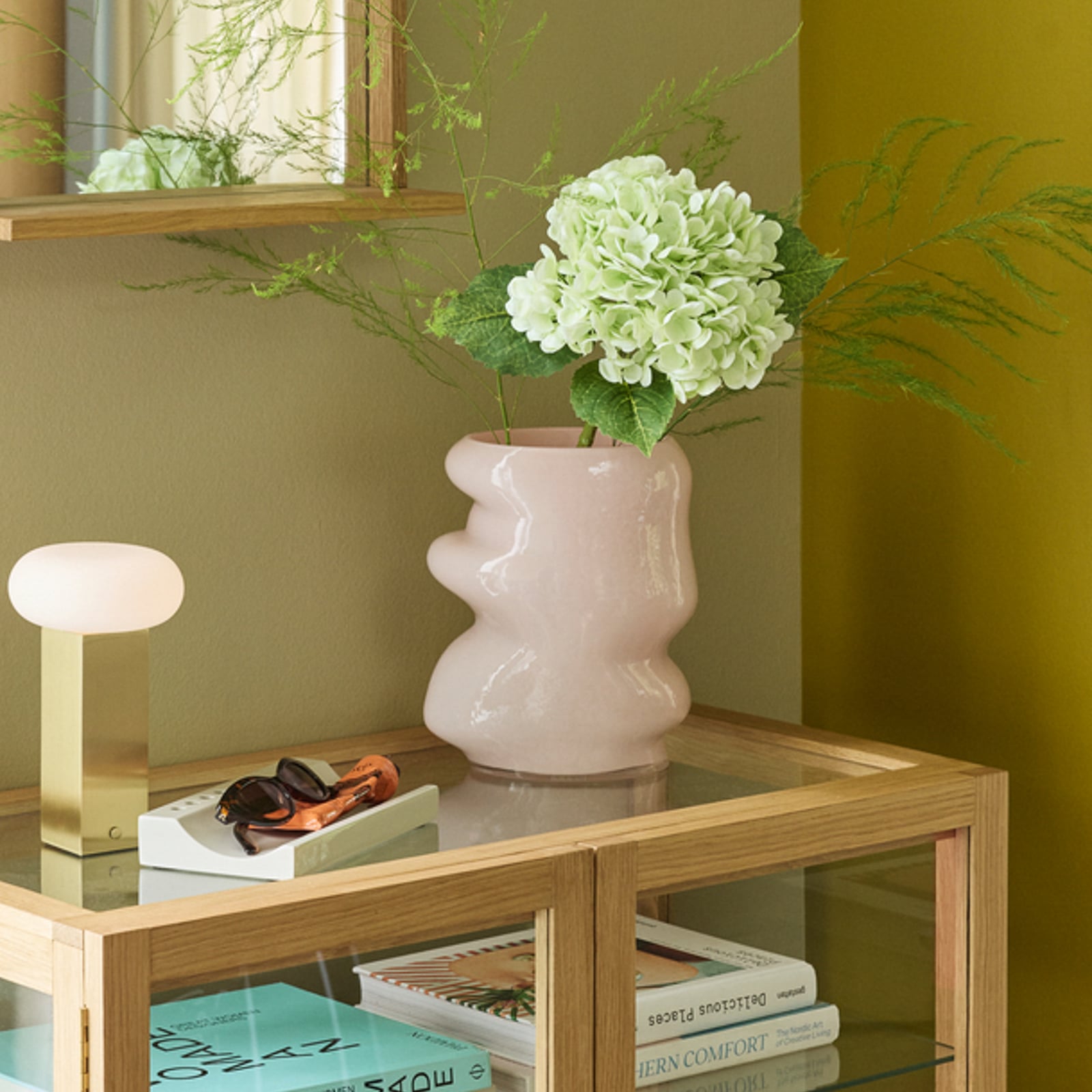 Vaso Lote rosa, altezza 25 cm - Hübsch