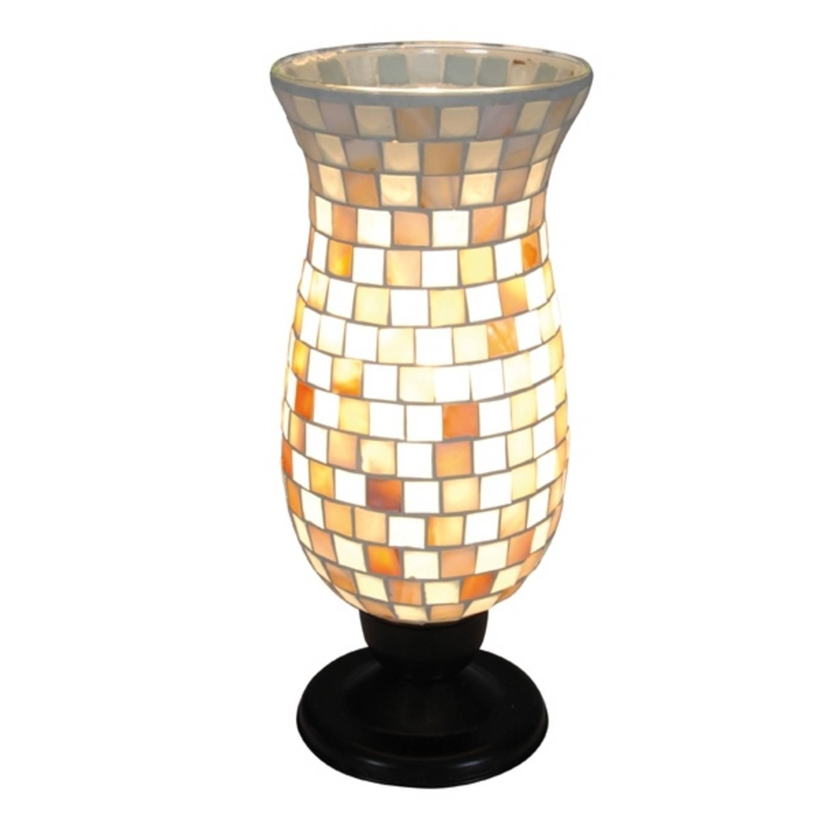 Yara table lamp with a mosaic lampshade