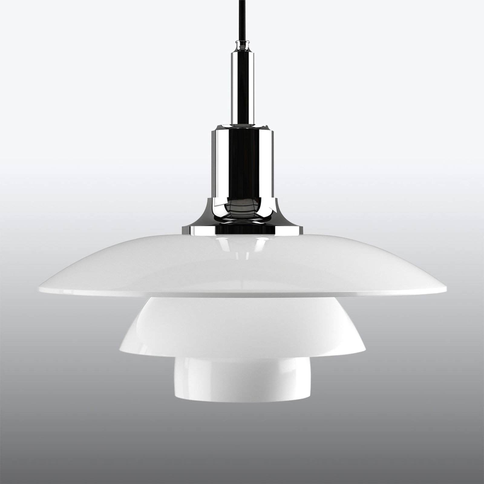 PH 3/2 Taklampa High-Gloss Chrome-Plated - Louis Poulsen