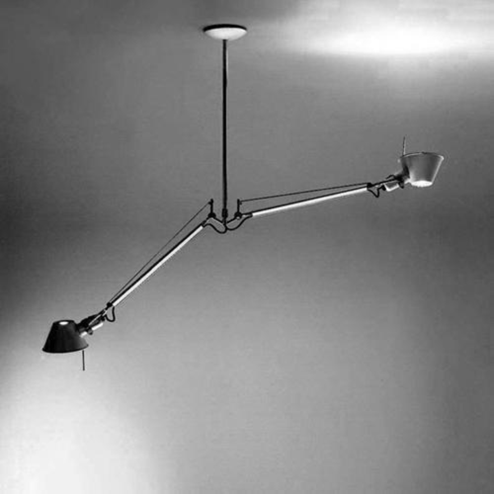 Tolomeo Due Bracci Lustră Pendul Aluminium - Artemide