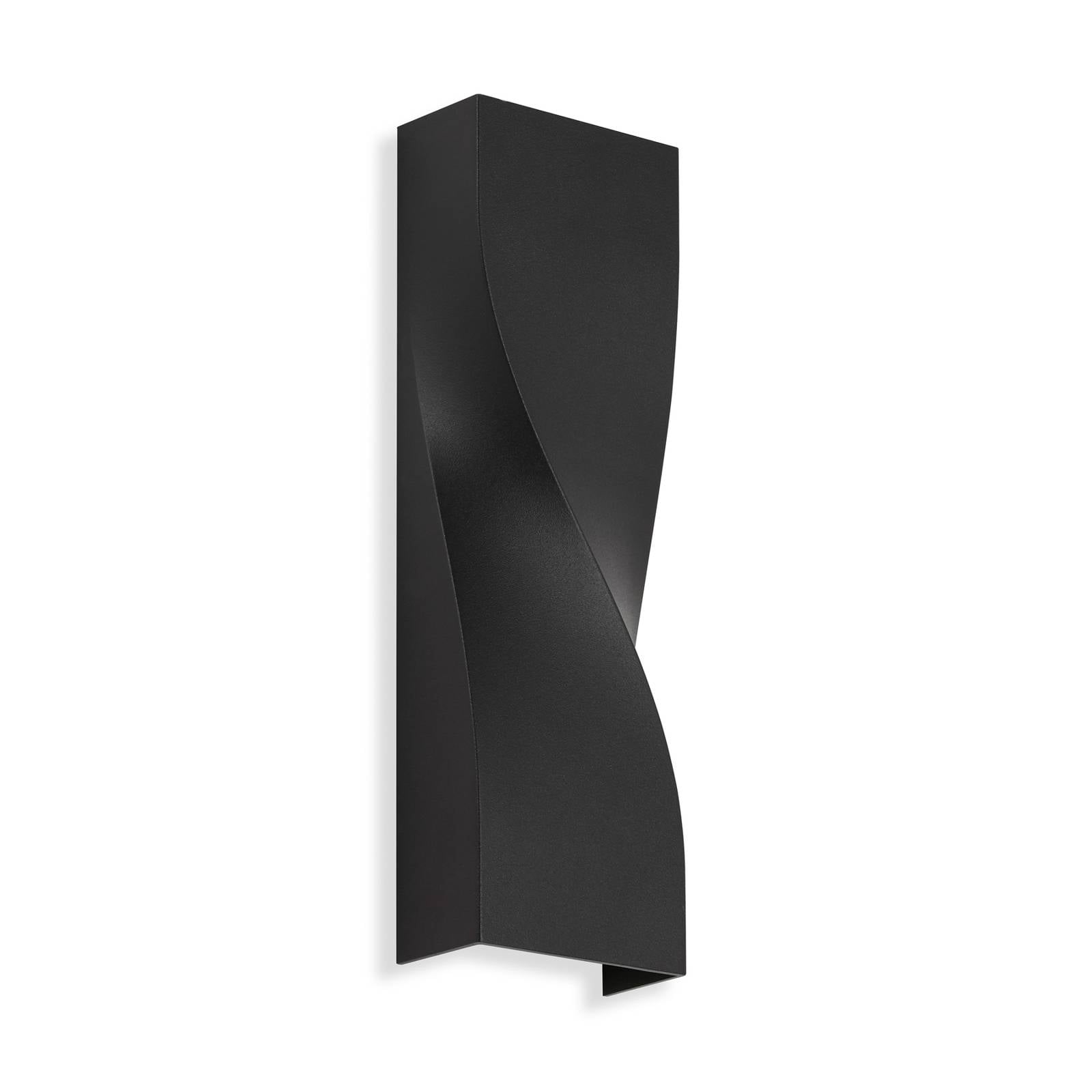 Brügge led Außenwandleuchte IP44 Spritzwasserschutz Neutralweißes Licht Up- and Downlight schwarz 26 x 8 x 4 cm - Telefunken
