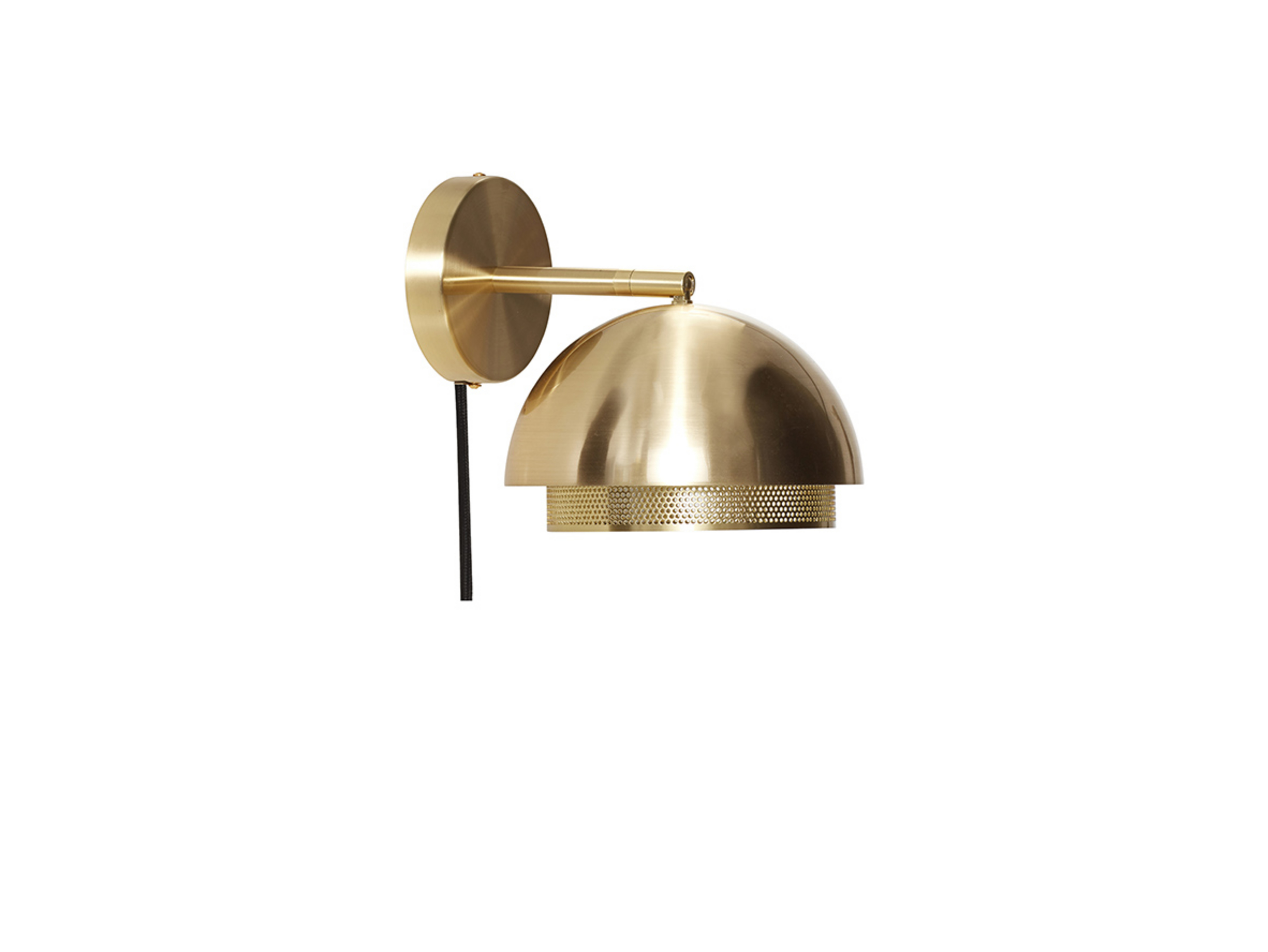Edge Wandlamp Brass - Hübsch