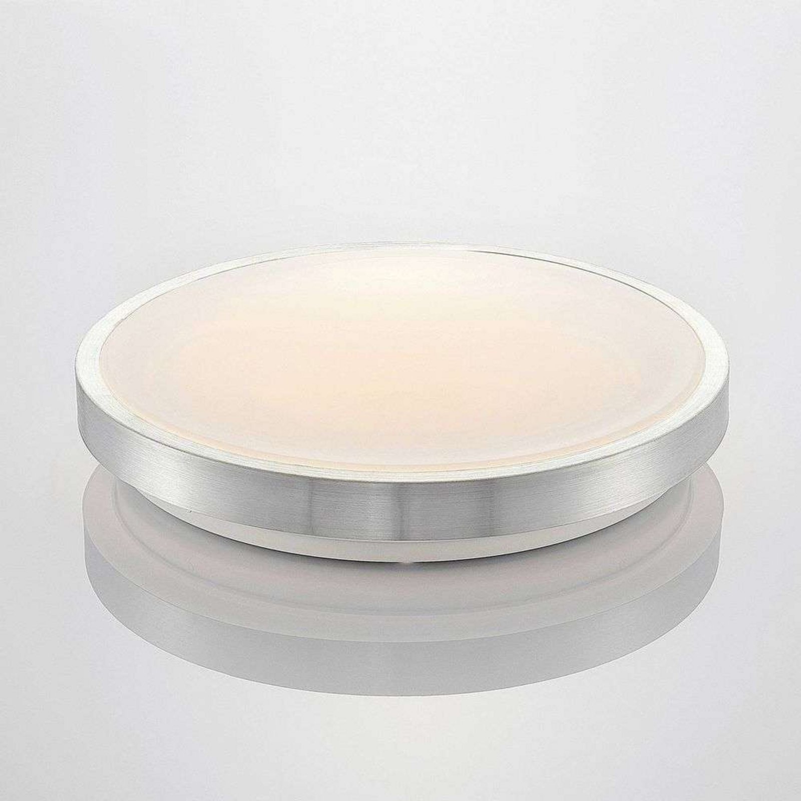 Emelie Round LED Candeeiro de Tecto Ø42 Alu - Lindby