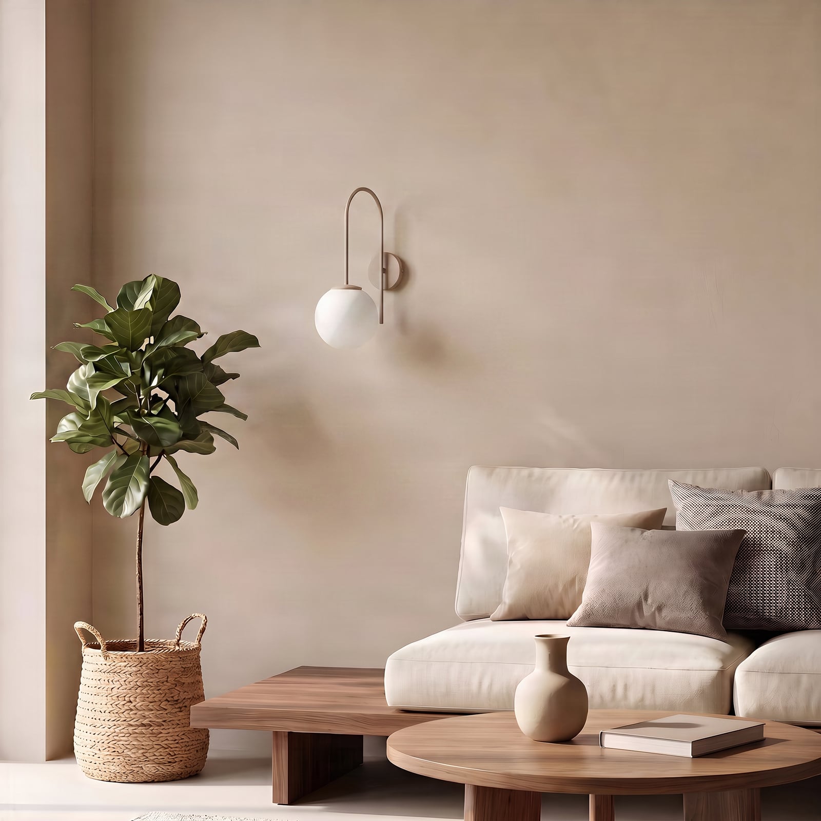 Wandlamp Cambridge, beige, hoogte 34 cm, metaal/glas, E14 Wandlamp Cambridge, beige, hoogte 34 cm, metaal/glas, E14