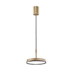 Lampada LED a sospensione Don, color oro, Ø 20 cm, metallo